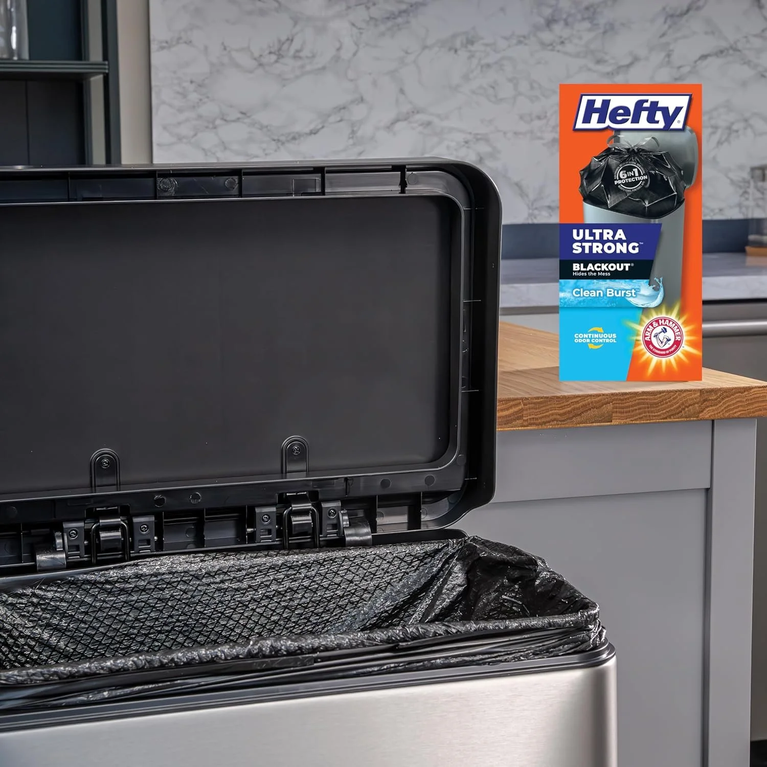 The Hefty Ultra Strong 13 Gallon Trash Bags- 4 Bags