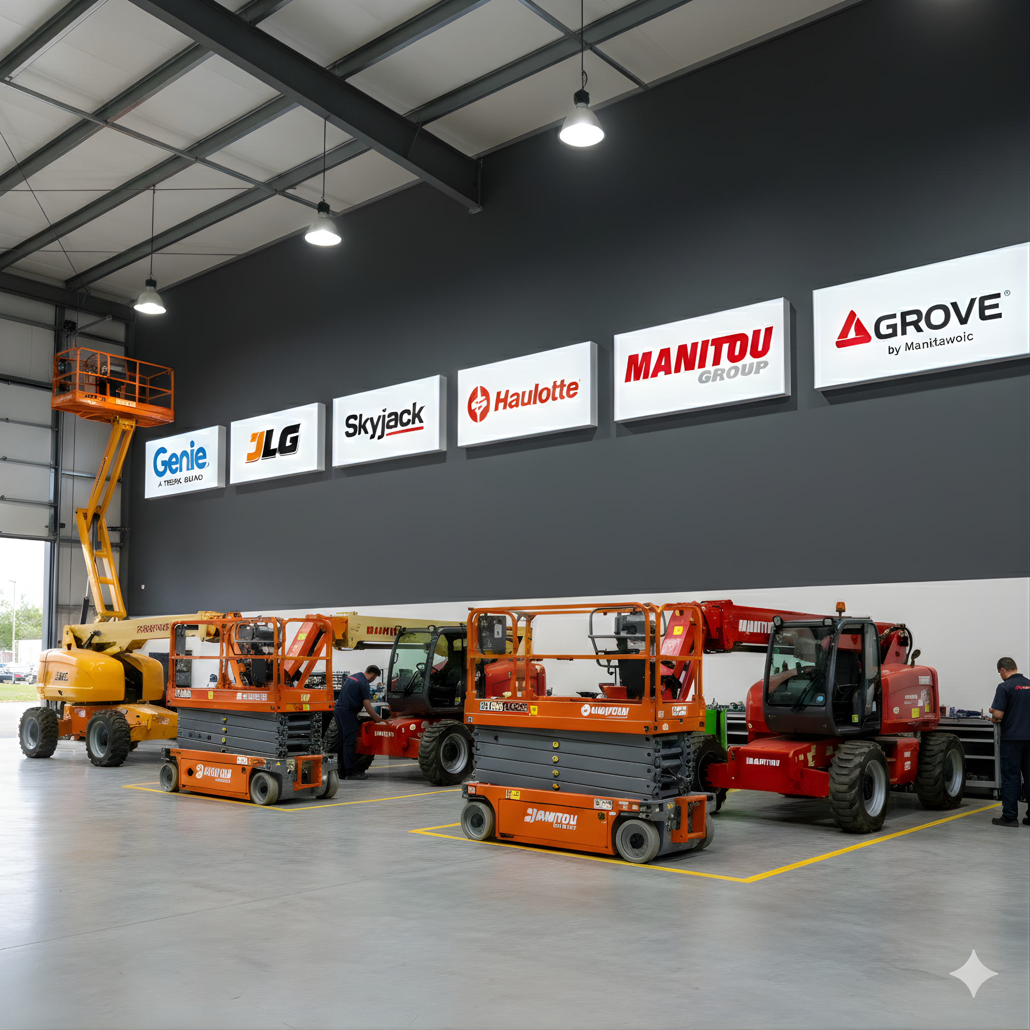 Alquiler de elevadores tipo tijera y unipersonales en todo el país. Contamos con flota multimarcas: Skyjack, Snorkel, Haulotte y Sinoboom. Equipos certificados para proyectos industriales en las 24 provincias - TEZLA RENTS.