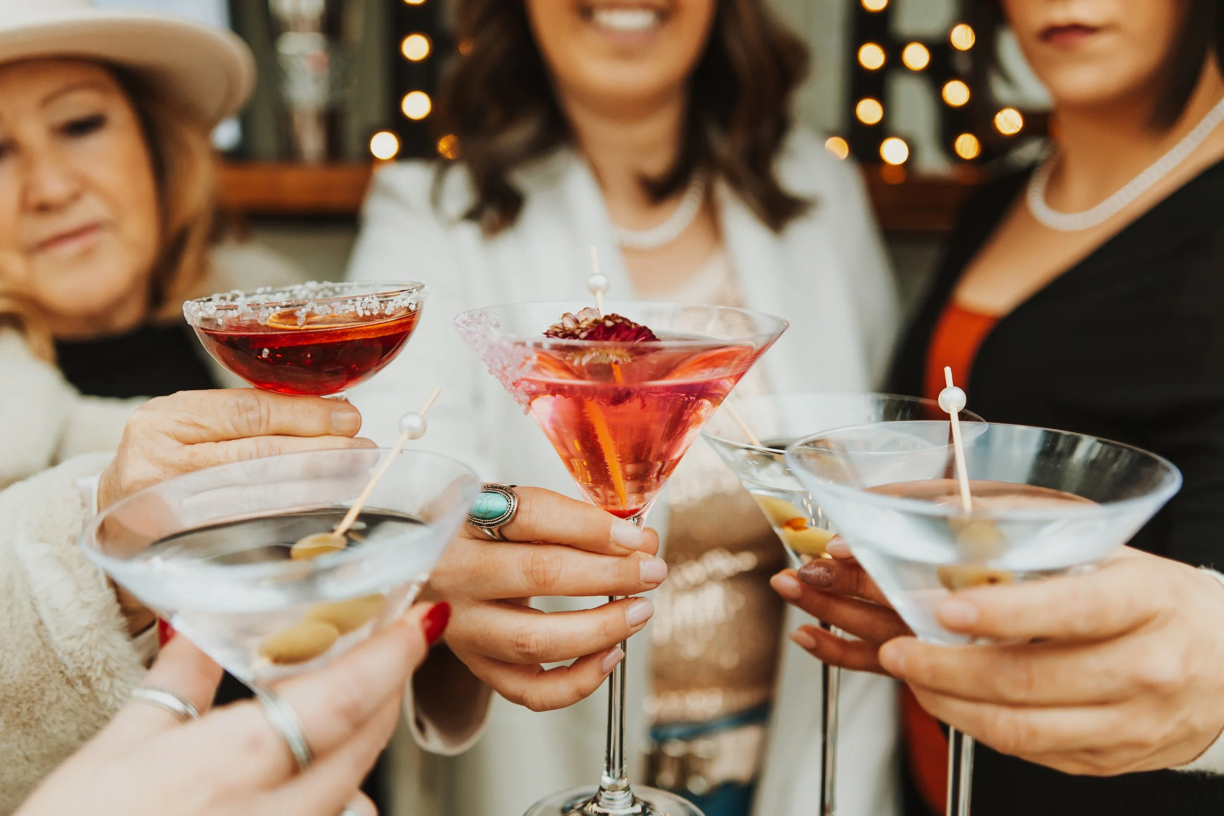 Country Roads and Cocktails Ladies cheers signature cocktails