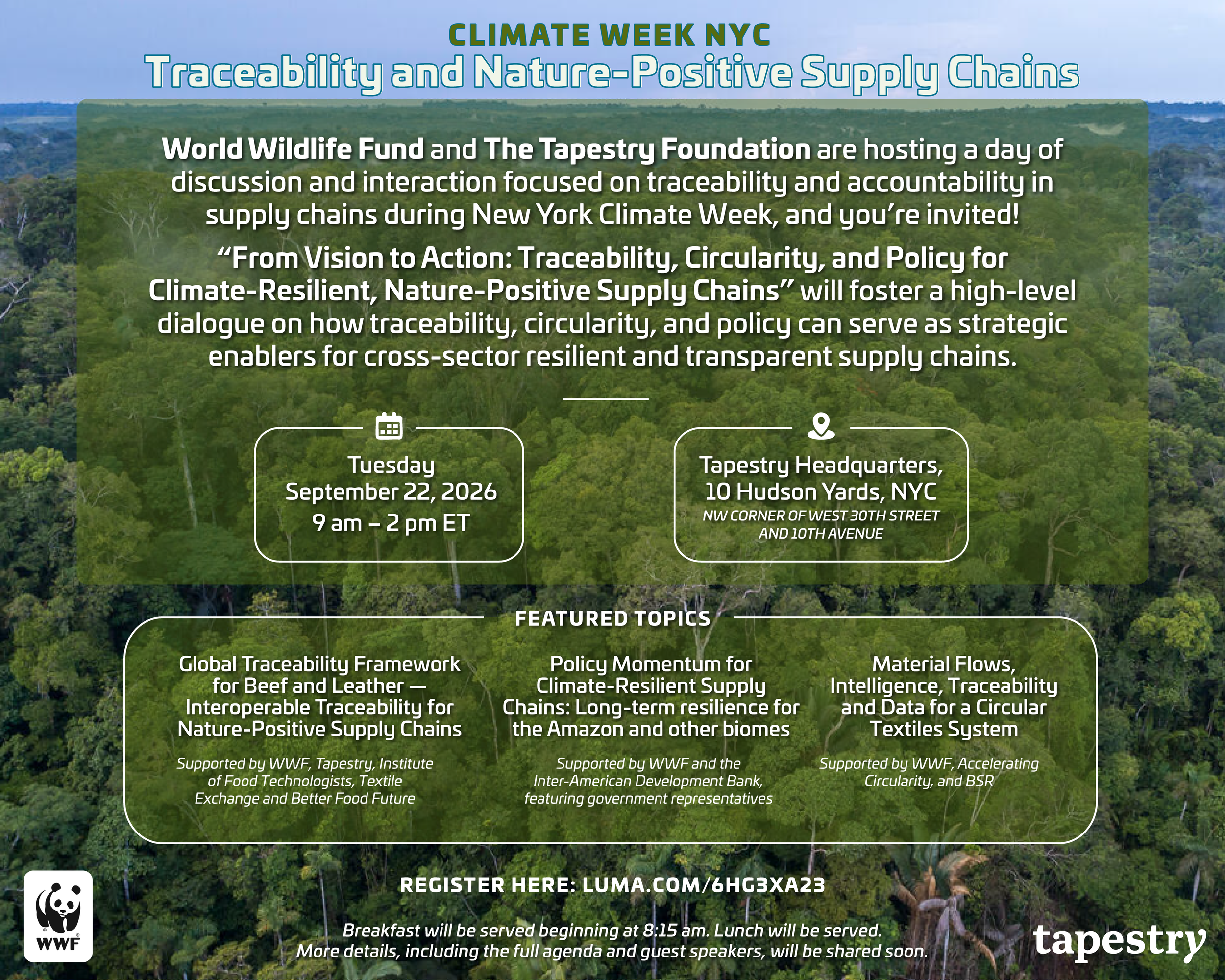 Material Flows session at Climate Week NYC
