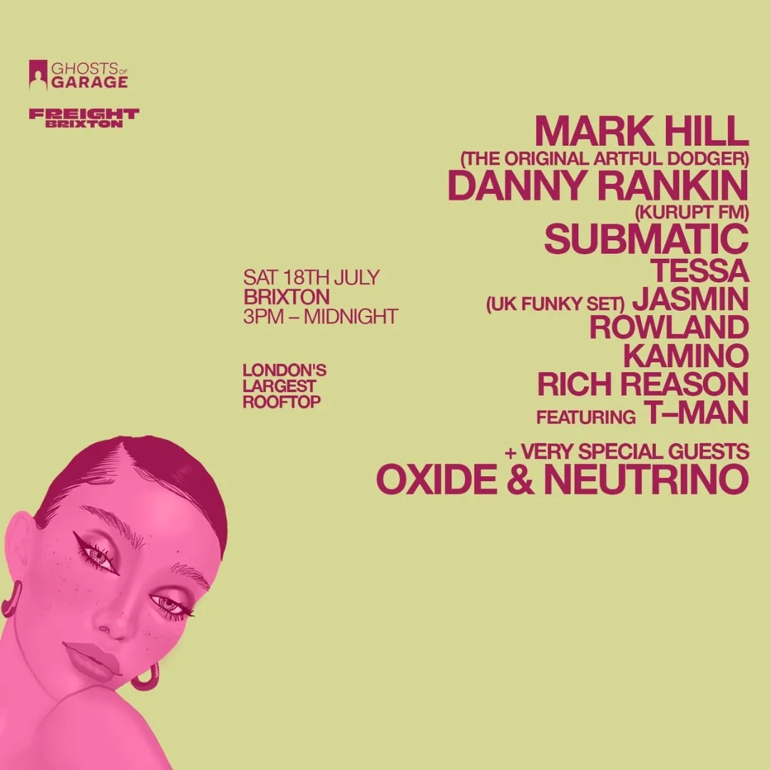 ghost of garage &amp; FTLOG w/ OXIDE AND NEUTRINO, Mark hill (ARTFUL),submatic, Danny rankin AND MORE