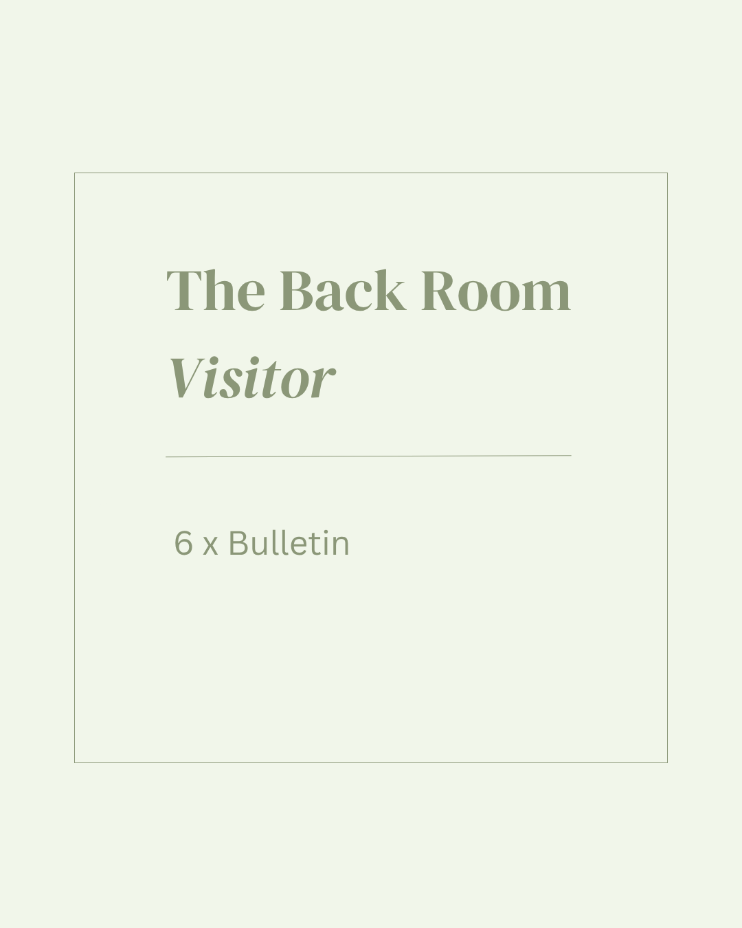 Visitor