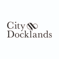 City & Docklands logo with stylized infinity symbol