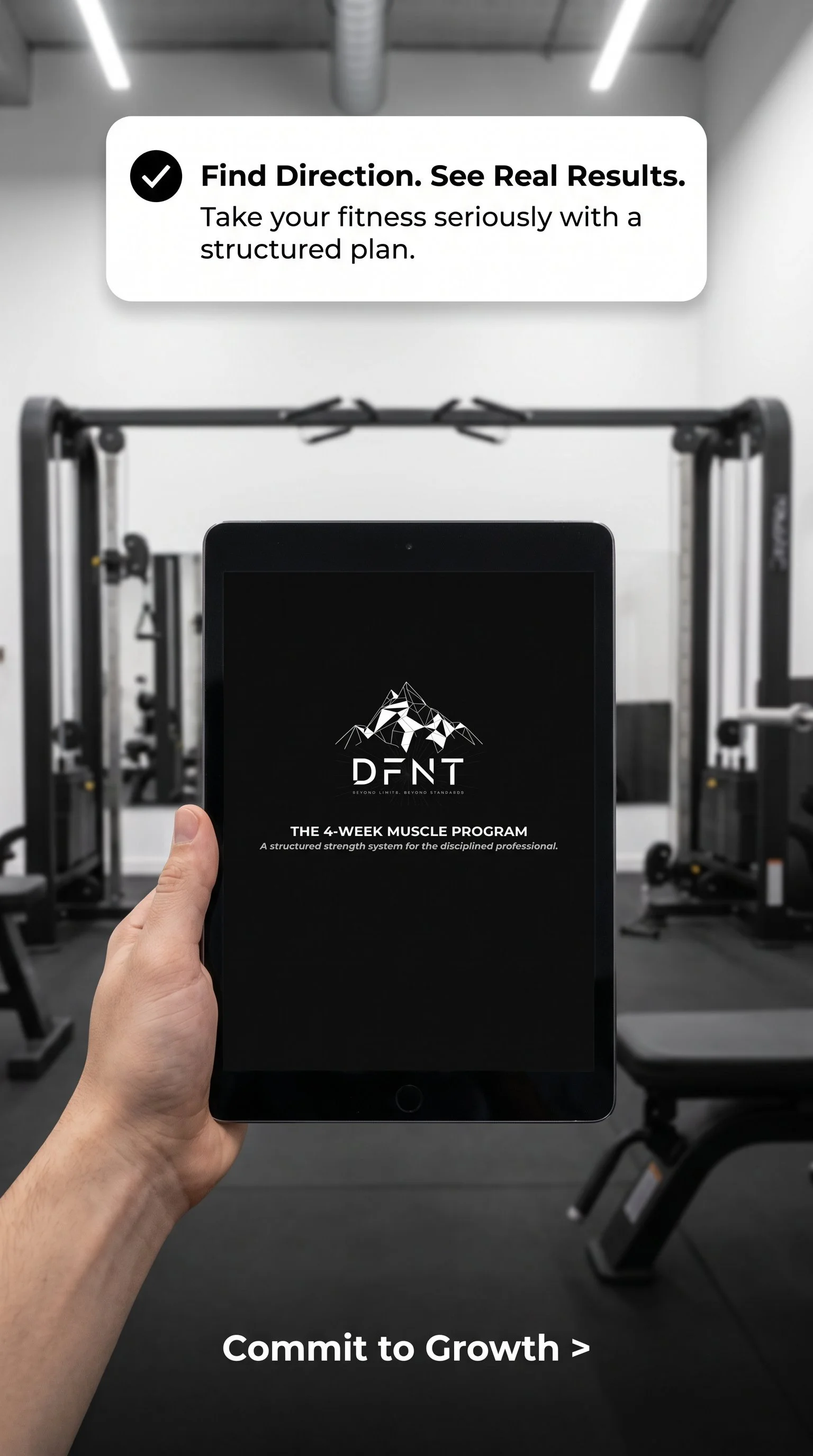 FREE 4 WEEK MUSCLE PROGRAM