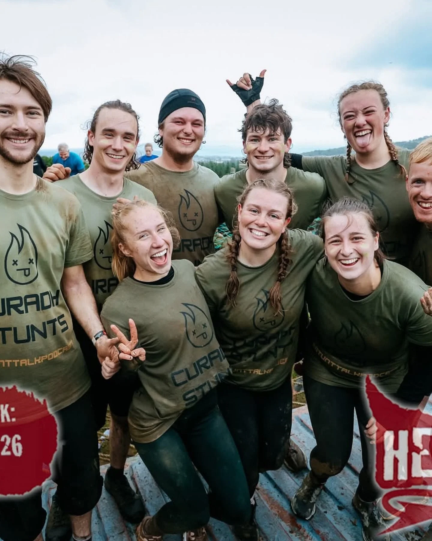 ⚔️ Ten Warriors. One Clan. Endless Mud. ⚔️

The Curadh crew came back to Hell &amp; Back bigger, muddier, and stronger &mdash; 10 of us this time, every single one bringing the warrior spirit 💪🔥 Always smiling, always lifting each other up, always 