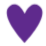 A purple heart icon.