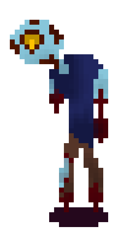 Zommbie, walking animation.