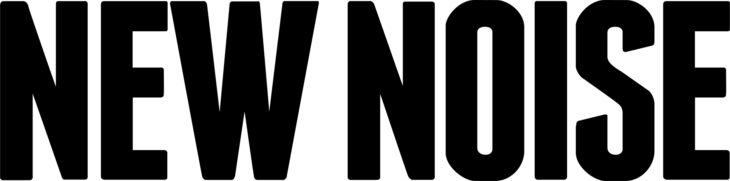 New Noise black logo.