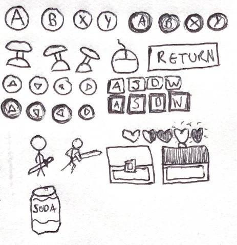 Motion design sketches.