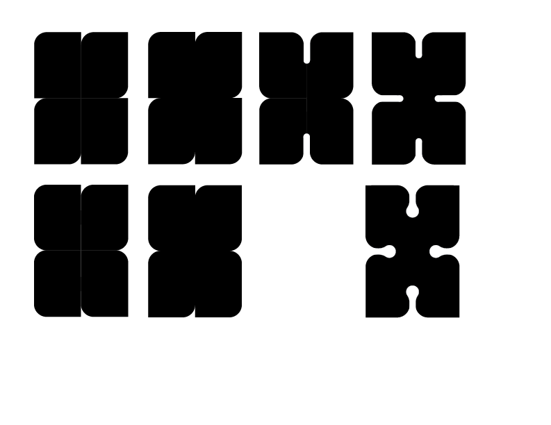 Type trial of letter X.