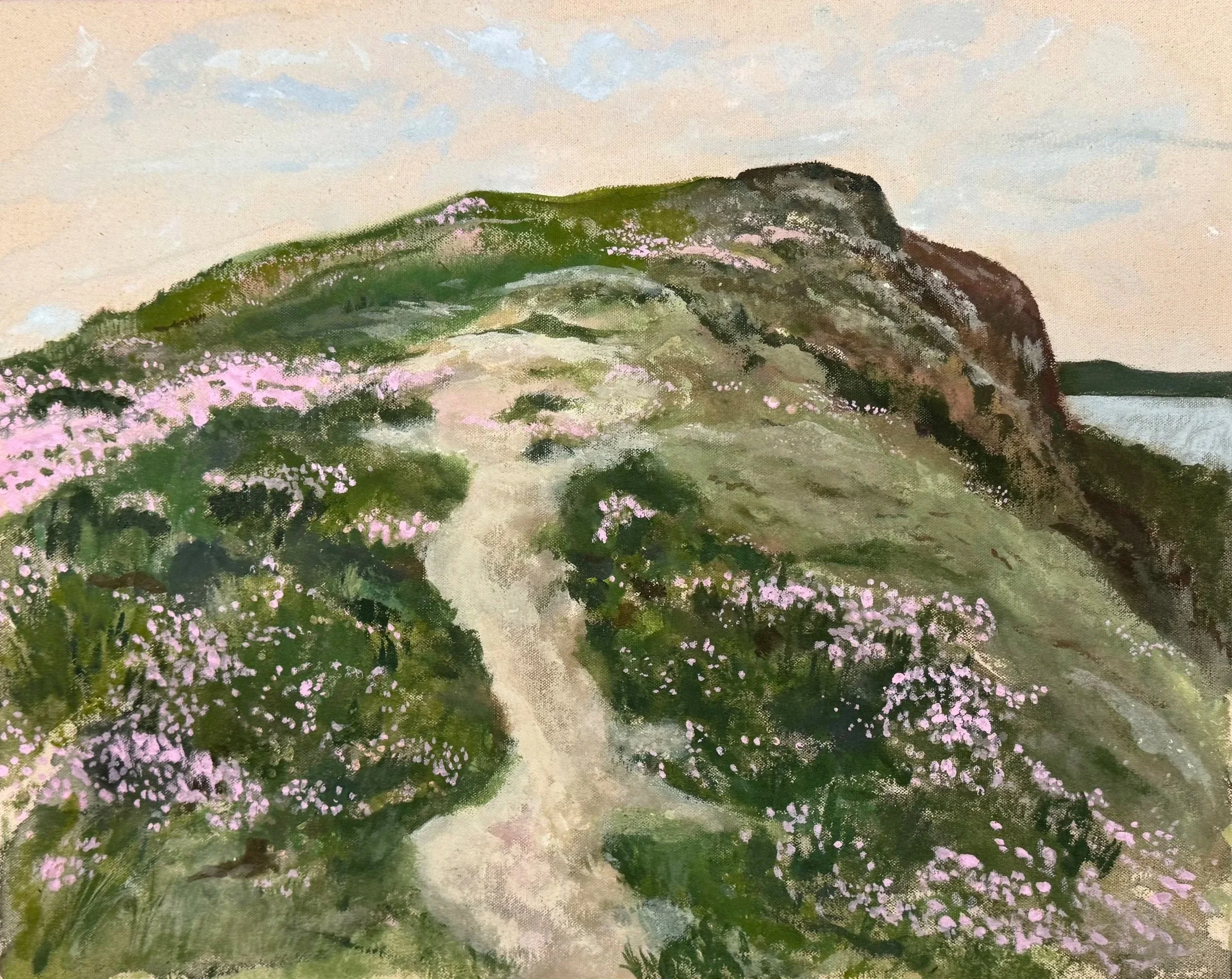 acrylic and gouache on raw canvas
16 in x 20 in 
$480