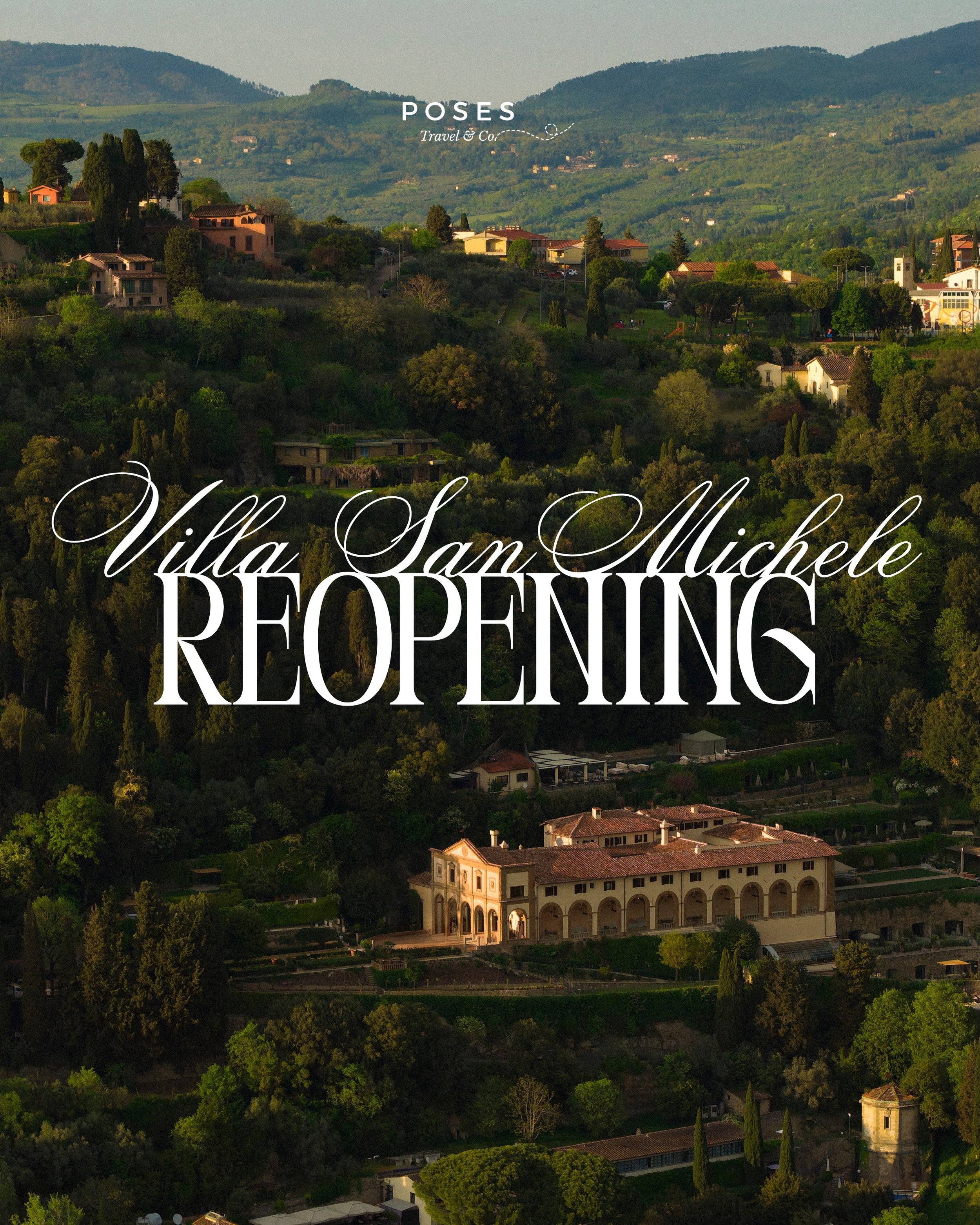 Some hotels feel impressive. Others feel unforgettable.

Being at the grand reopening of Villa San Michele felt like stepping into a piece of Florence&rsquo;s history while experiencing an entirely new chapter of the property at the same time.

Origi