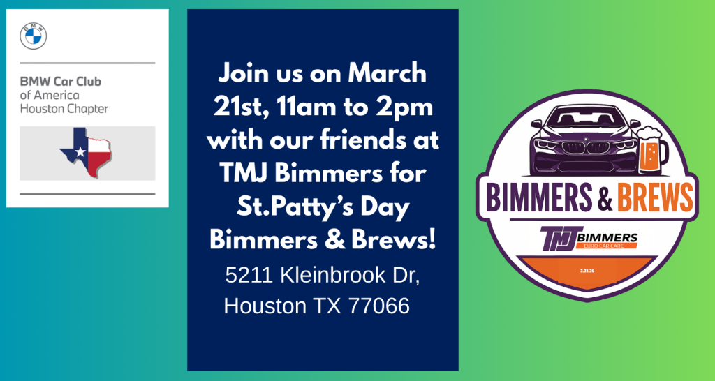 TMJ Bimmers St.Patty’s Day Bimmers & Brews