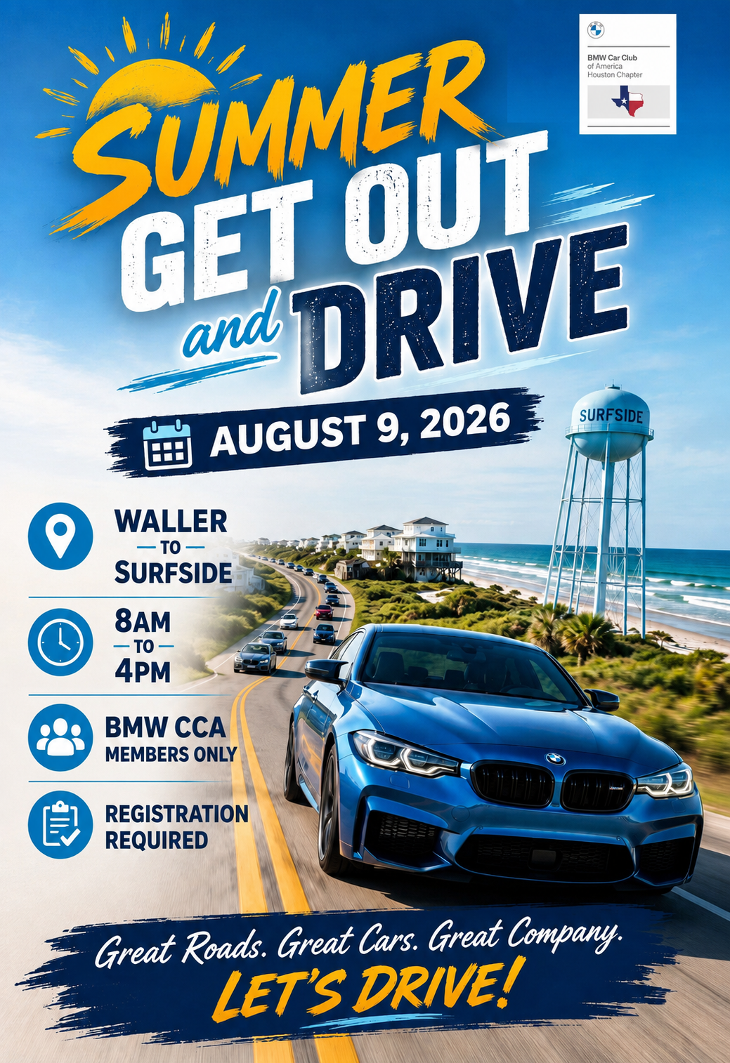 Summer Get out and Drive - Waller to Surfside