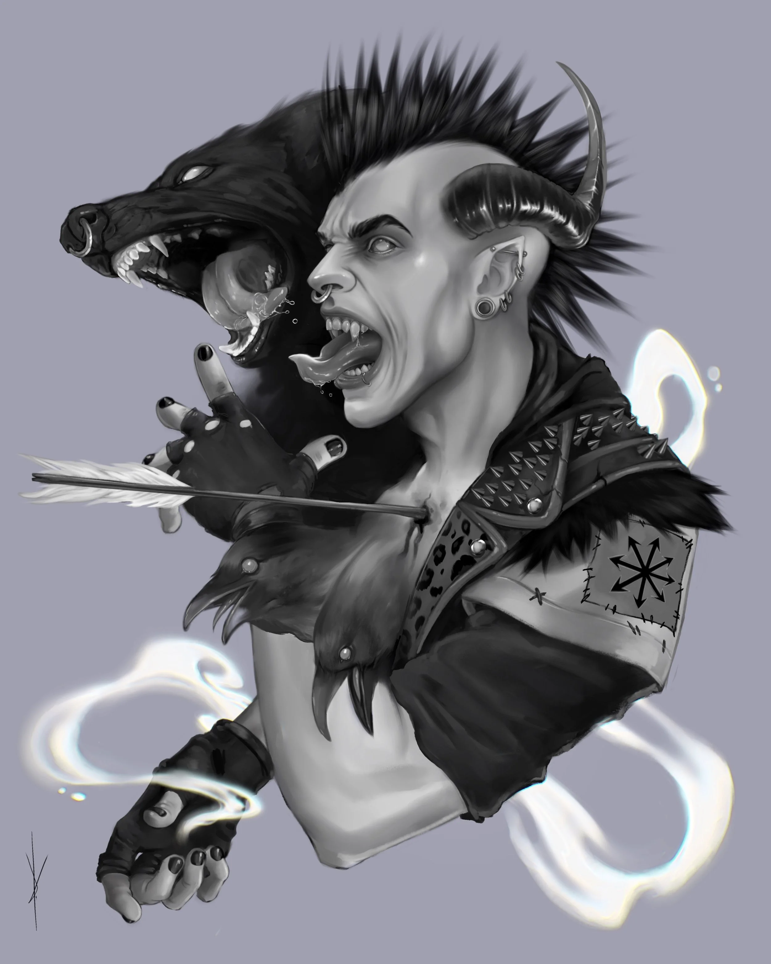Beasts Within Print