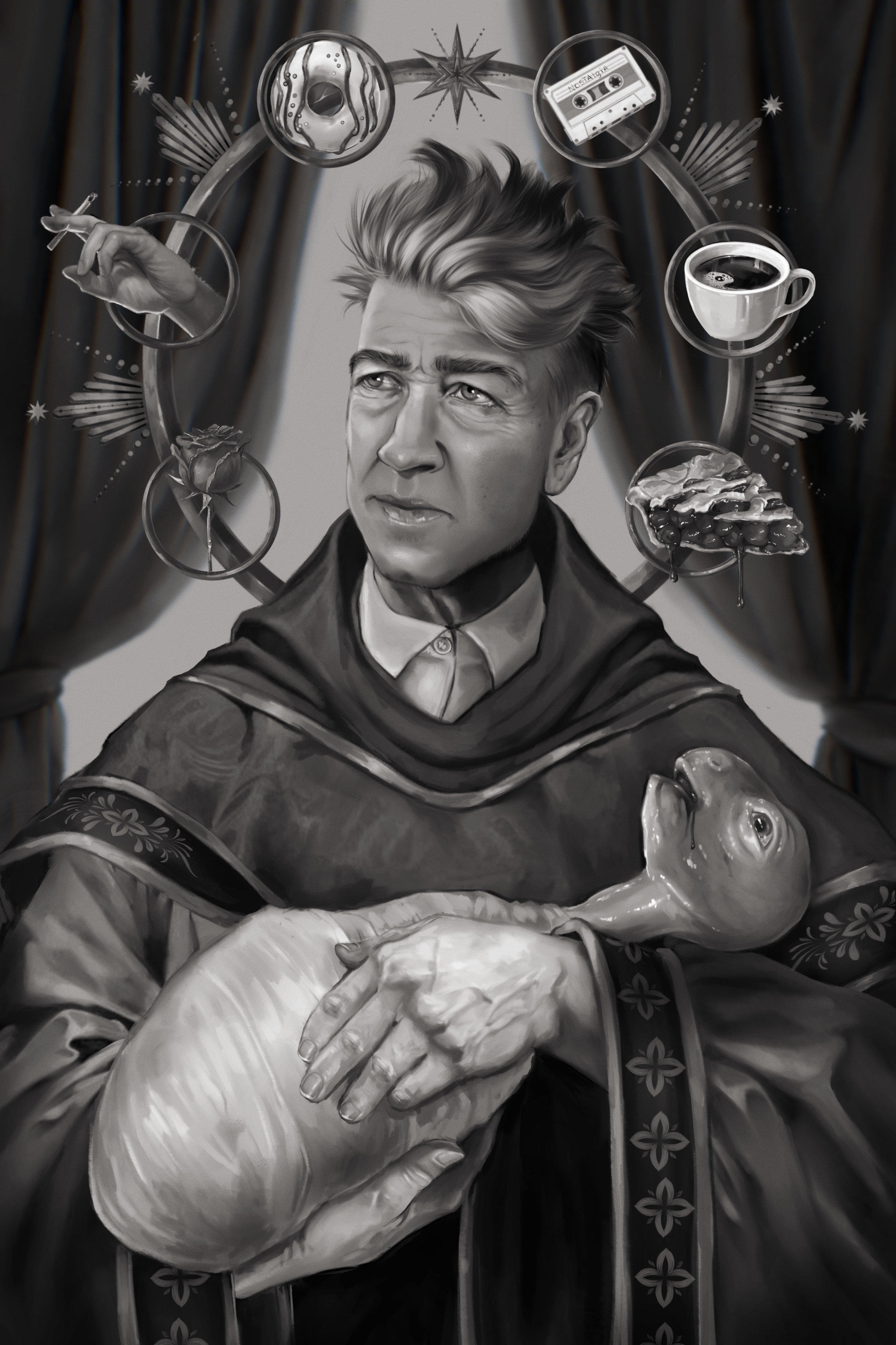Fatherhood: An Ode to David Lynch Print