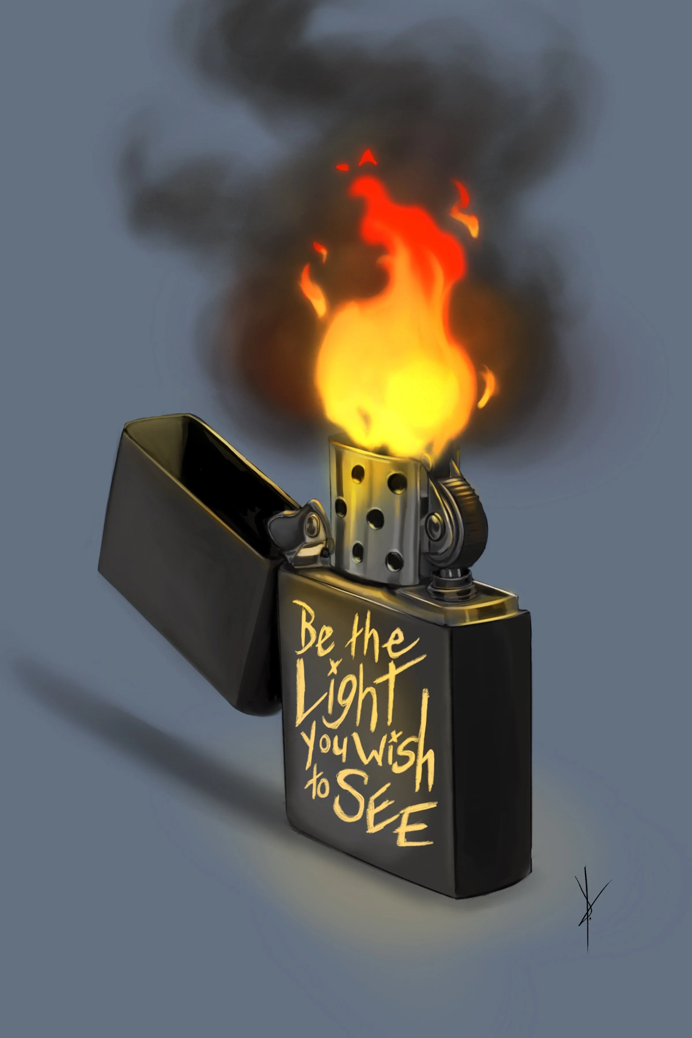 Be the Light Print