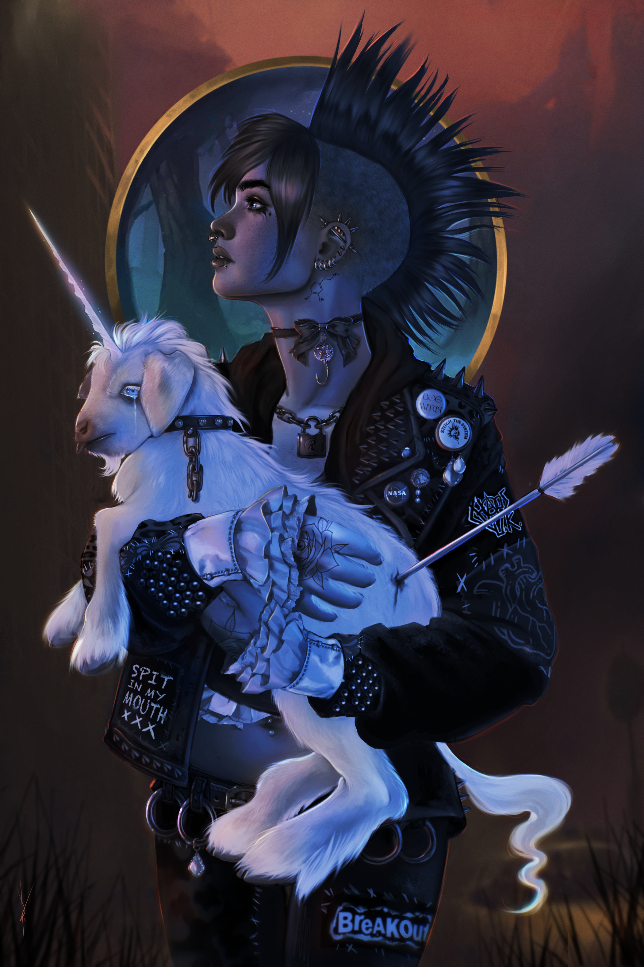 The Lady and the Unicorn Print