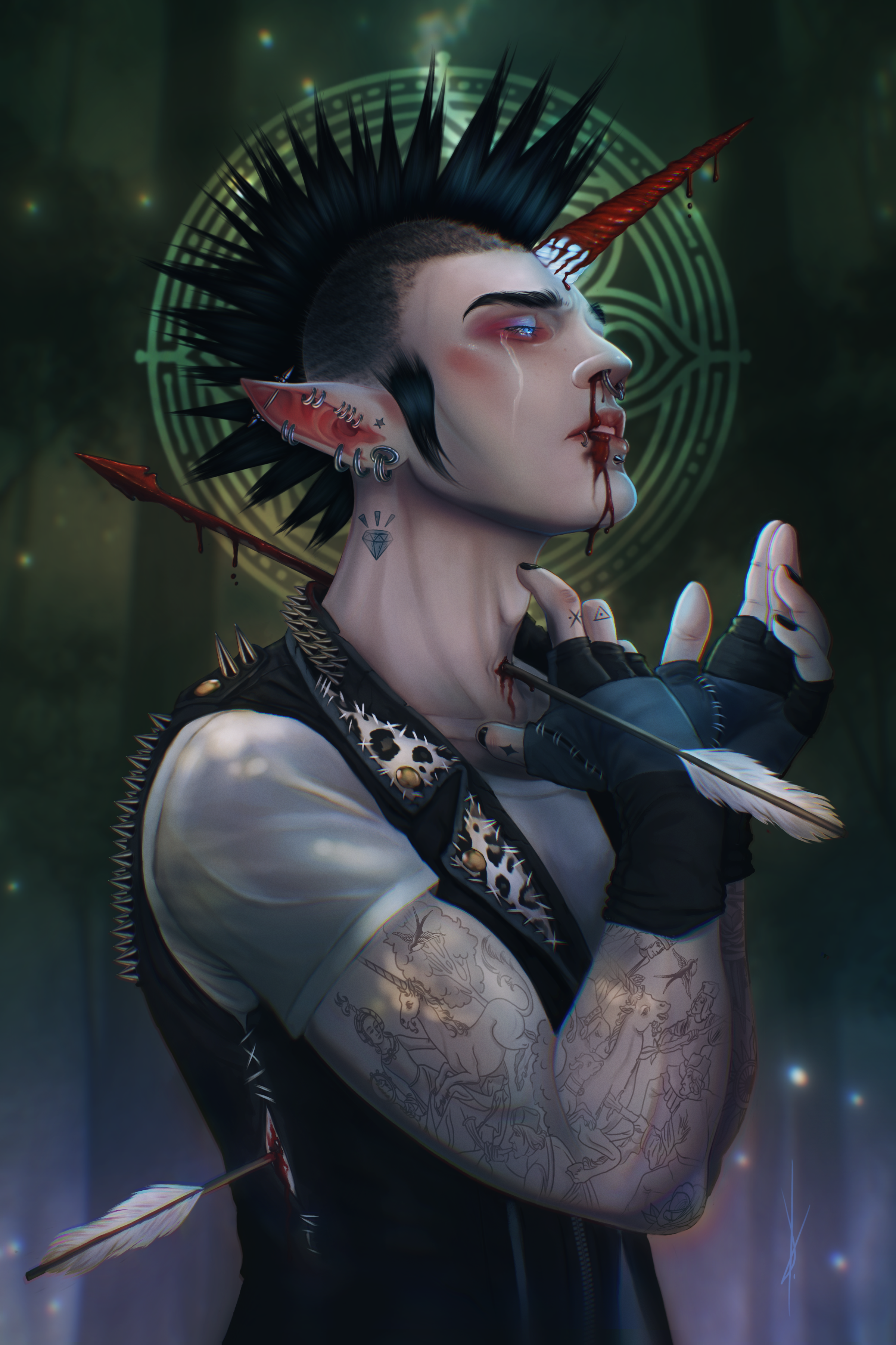 The Unicorn Hunt Print