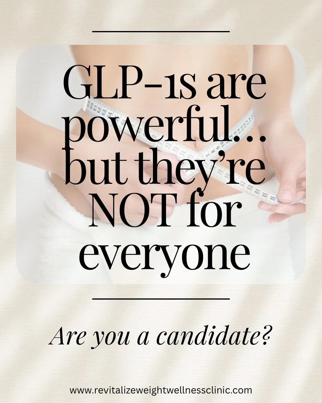 GLP-1 Candidate + Contraindications (Quick Guide) 👇💉✨

If you&rsquo;ve been trying everything&mdash;calorie counting, workouts, &ldquo;clean eating&rdquo;&mdash;and the scale still won&rsquo;t budge&hellip; it may not be a willpower problem. It may