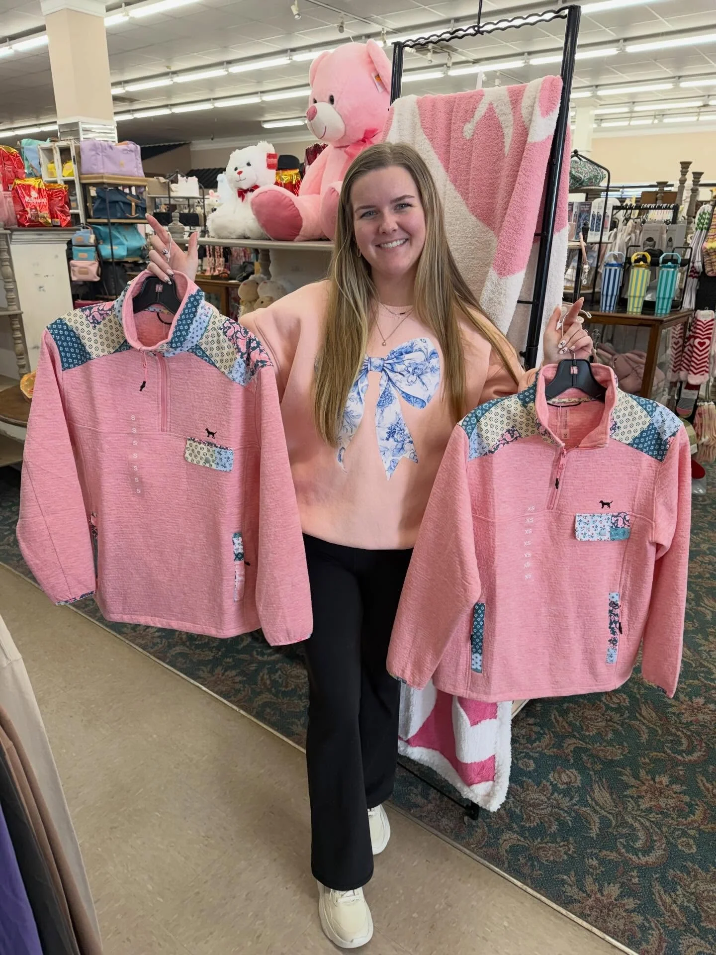 Pink perfection 💗
Simply Southern quarter-zip pullovers are here in youth &amp; adult sizes!
So soft, so cute, and perfect for layering.
✨ $35.99 ✨