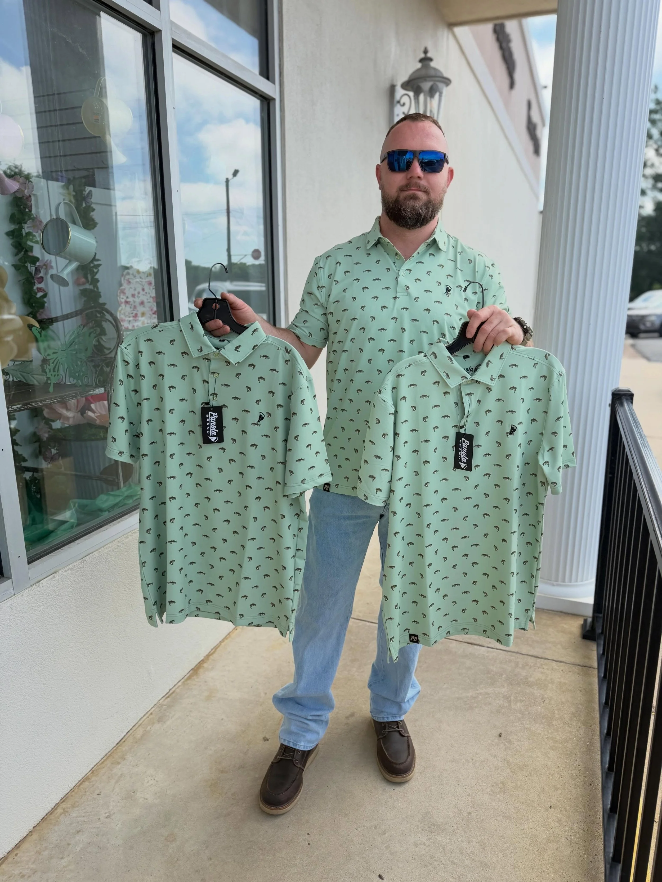 Hooked on this one 🎣💯
The new Panola bass performance polo is here and it&rsquo;s a catch! 🐟
Lightweight, comfortable, and perfect for days on the water, the golf course, or anywhere in between.😎