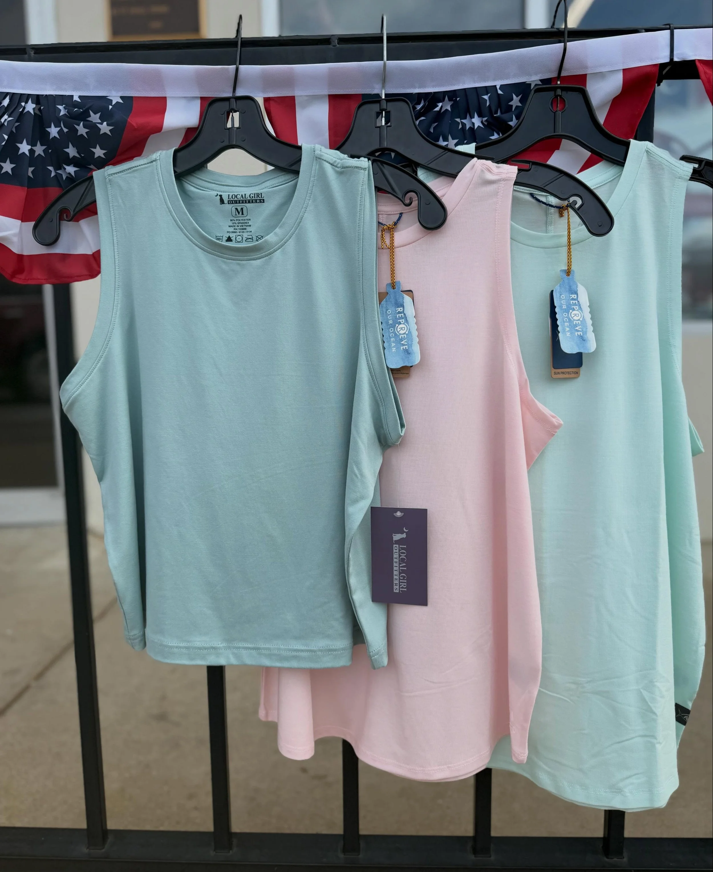 Athleisure just arrived from Local Girl &amp; AFTCO and we are OBSESSED 😍✨

The prettiest pastel sets for summer! Tanks &amp; shorts available in multiple colors and perfect for workouts, errands, ballgames, travel days &amp; everything in between ☀