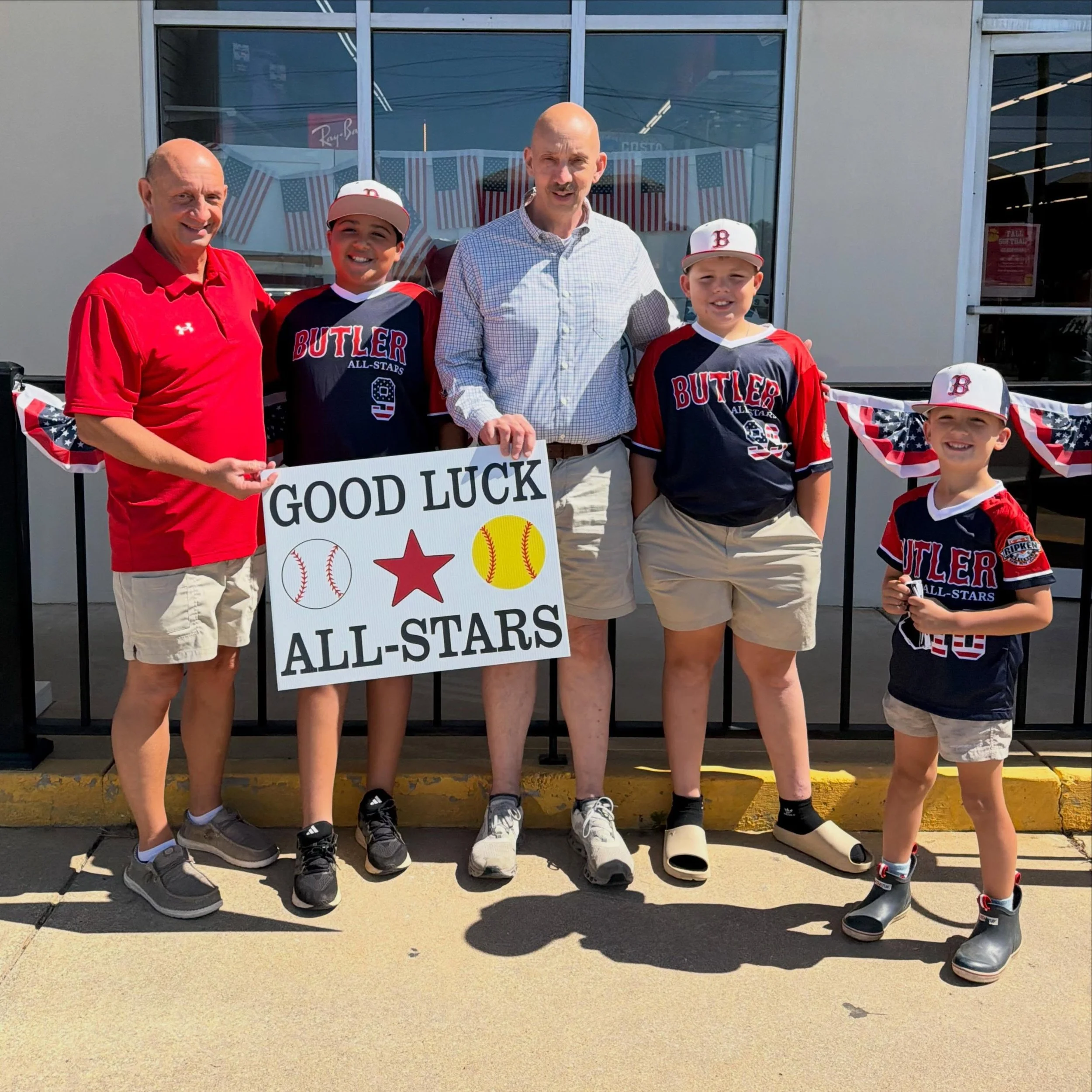 🌟🥎⚾️❤️🤍GOOD LUCK, ALL-STARS! 🤍❤️⚾️🥎🌟

Wishing the best of luck to all of our All-Star teams as they compete in Sub-District play tonight!

We&rsquo;re proud to support these athletes with their uniforms, jerseys, hats, belts, socks, and more. T