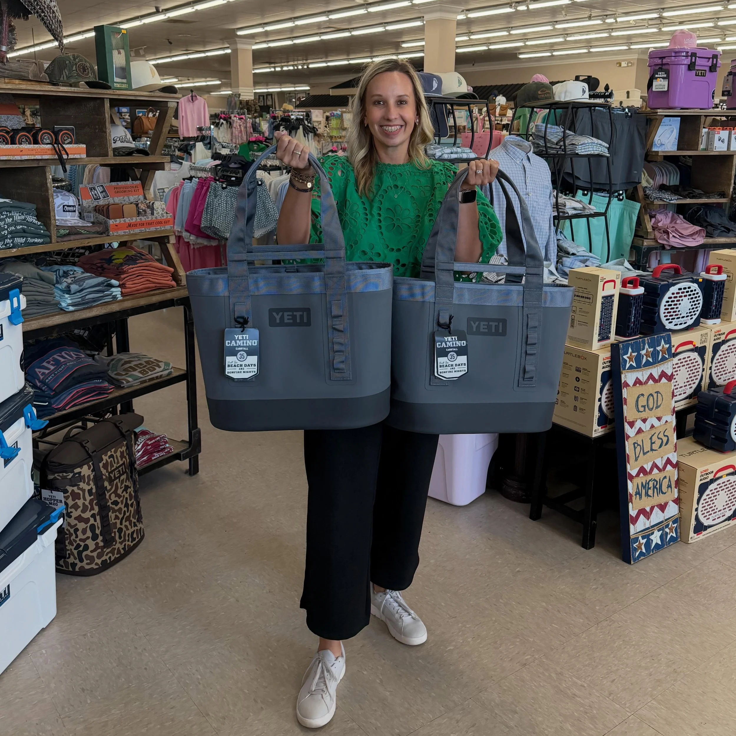 🩶 New Arrival 🩶

YETI Camino&reg; 35 Carryall in Storm Gray!

The perfect tote for the beach, ballfield, lake, or everyday errands. Grab yours at Village Jewelry &amp; Sports before they&rsquo;re gone! #YETI #Camino35 #StormGray