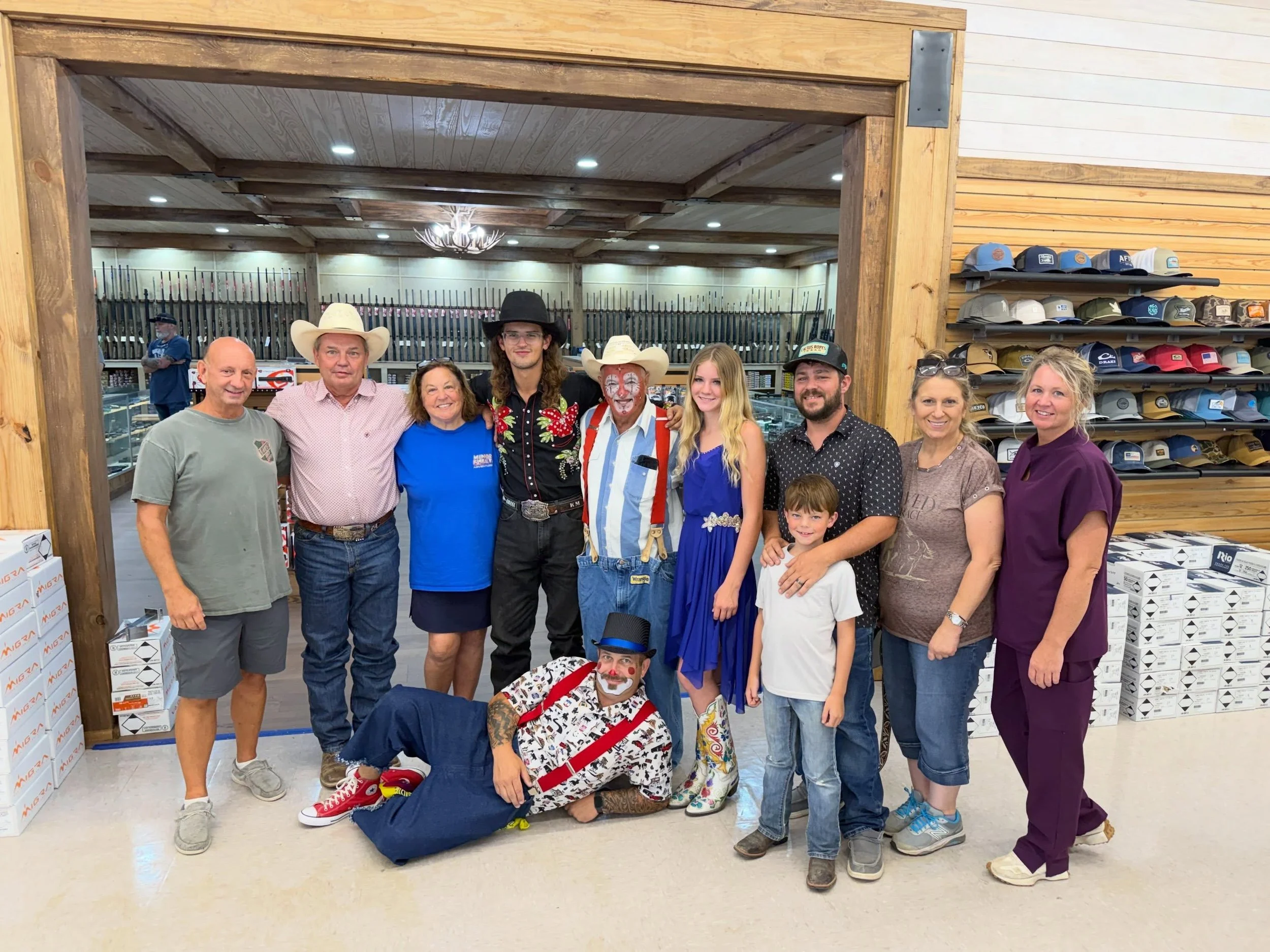 Our friends from Boots for Glory Veteran&rsquo;s Rodeo stopped by for a visits!! 🤠🎪 Join us tonight and tomorrow night&mdash;we&rsquo;ll see y&rsquo;all at the rodeo! 🤎