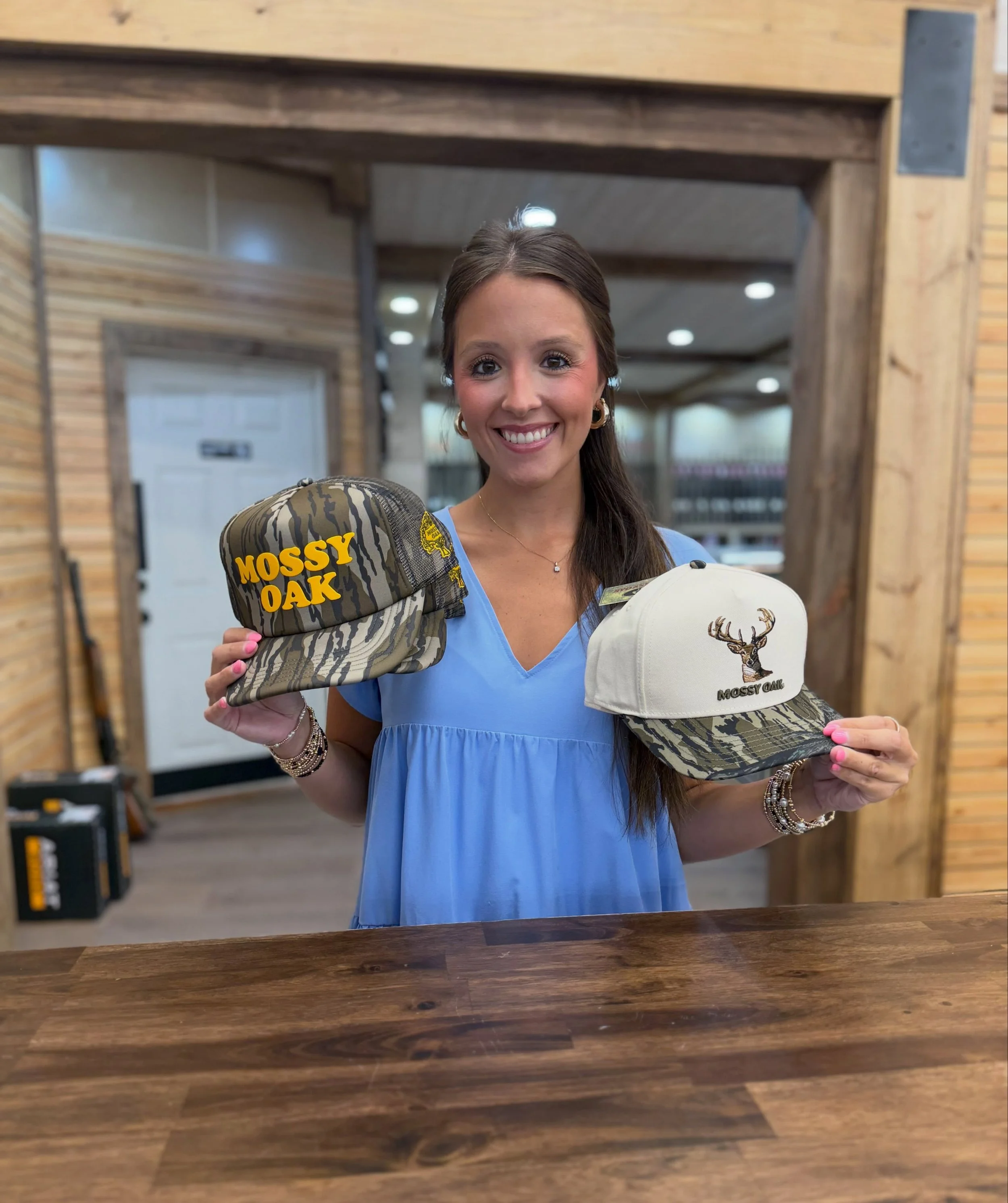 Peyton&rsquo;s Picks!🤎

She&rsquo;s loving these Mossy Oak hats&mdash;and we have to agree! 🙌 The perfect addition to your fall + hunting season lineup.

Come grab your favorite before they&rsquo;re gone! 🤎🌿