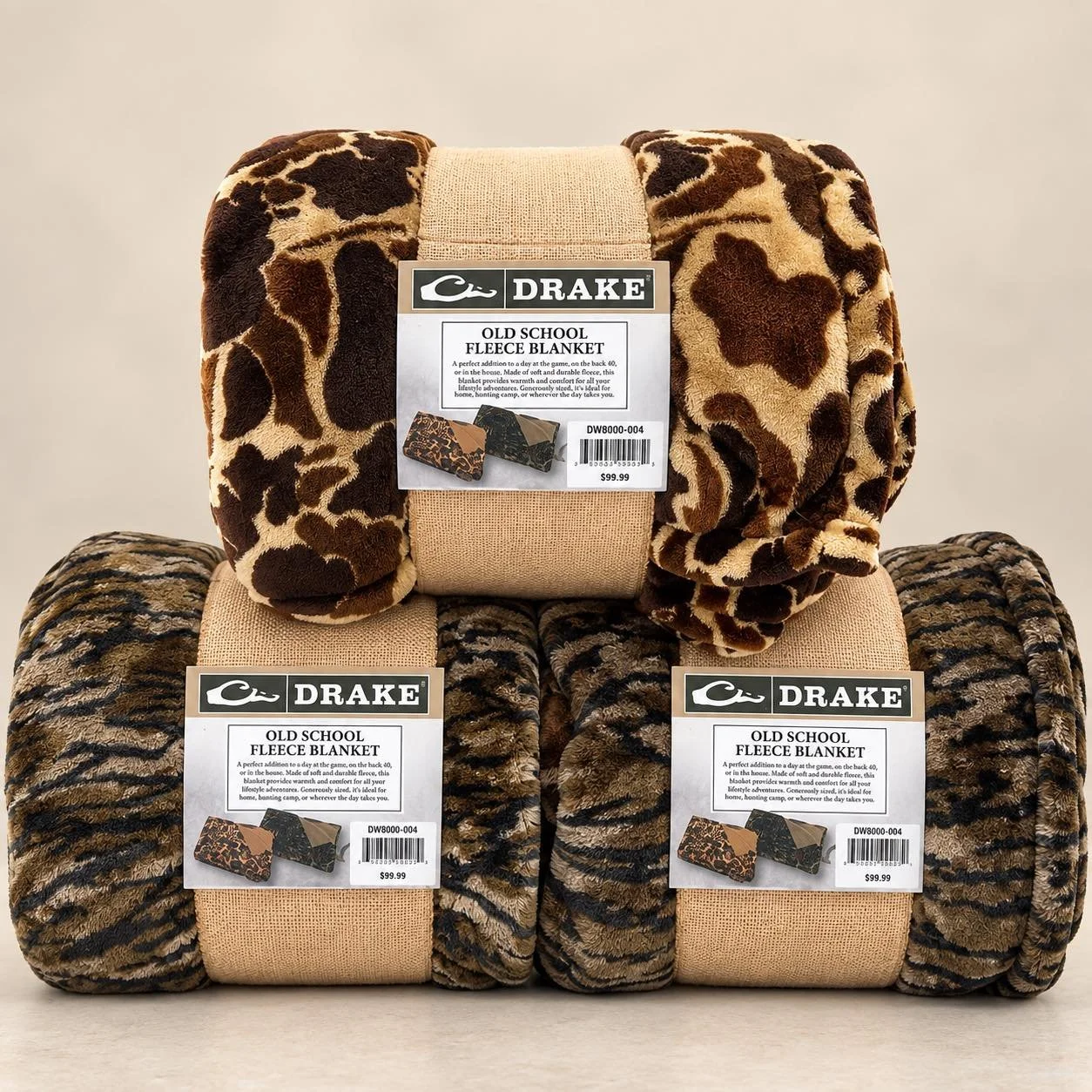 Cozy season just got a little more outdoorsy. 
These Drake fleece blankets are perfect for the couch, hunting camp, chilly mornings, or keeping in the truck! Soft, warm, and available in classic camo patterns&mdash; grab yours before the cold weather
