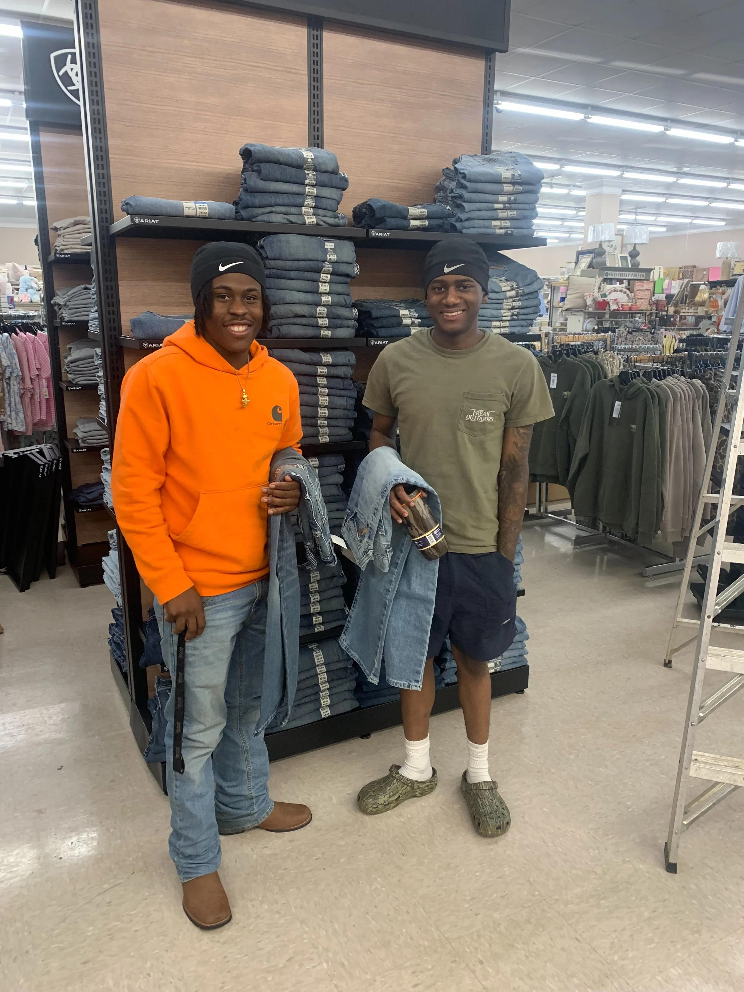 We are LOVING our new Ariat displays! 🤩😎

So many new arrivals&mdash;from jeans &amp; workwear to shirts, hoodies &amp; more! Come check out the new setup and find your new favorite Ariat fit at Village! 🤎👖

New displays + new arrivals = a good r