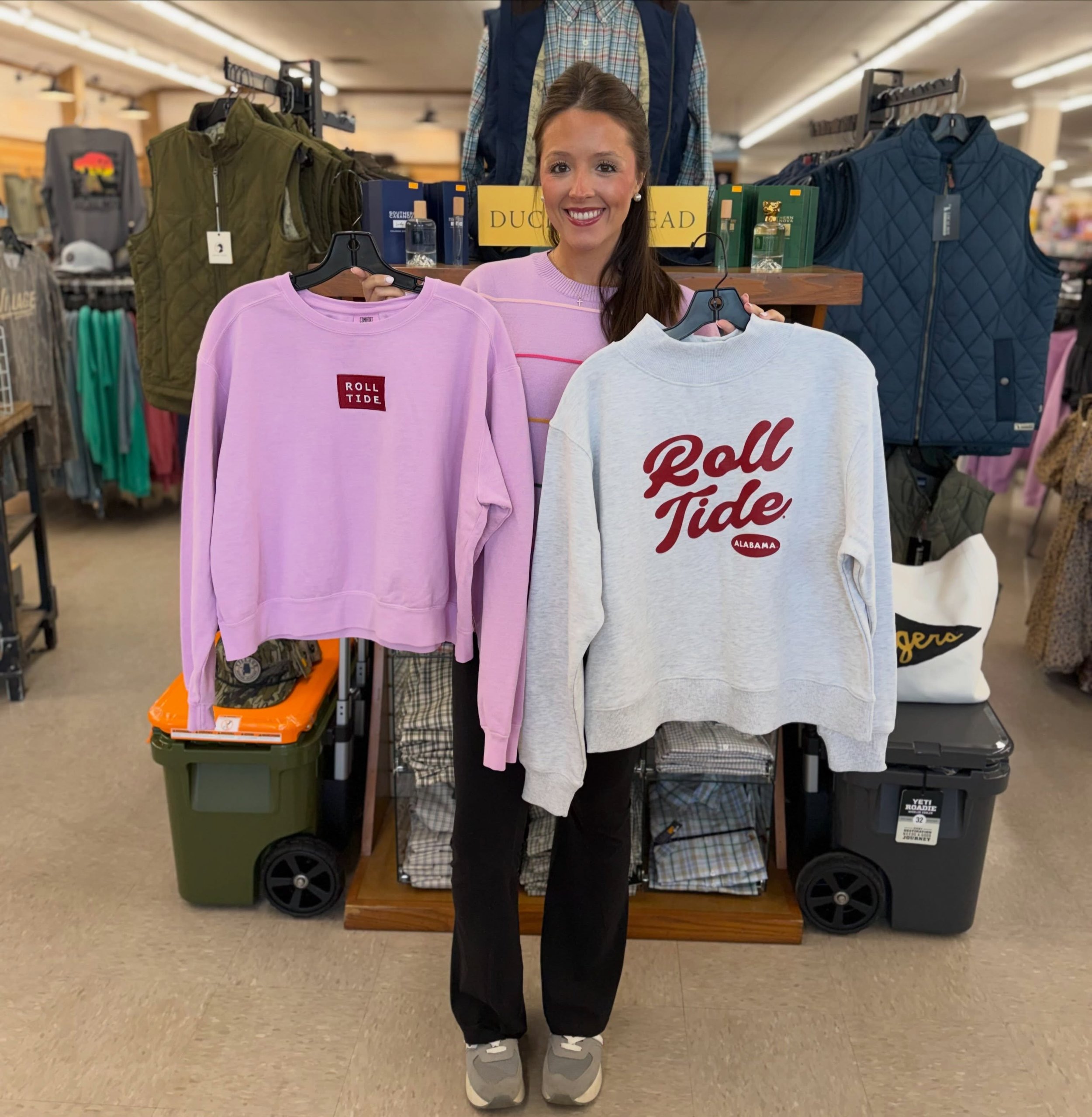 Sweatshirt season is HERE! 🍂🙌 From game day favorites to cozy everyday looks, we&rsquo;ve got your fall lineup covered! 😍 Come shop our favorites at Village! 🛍️