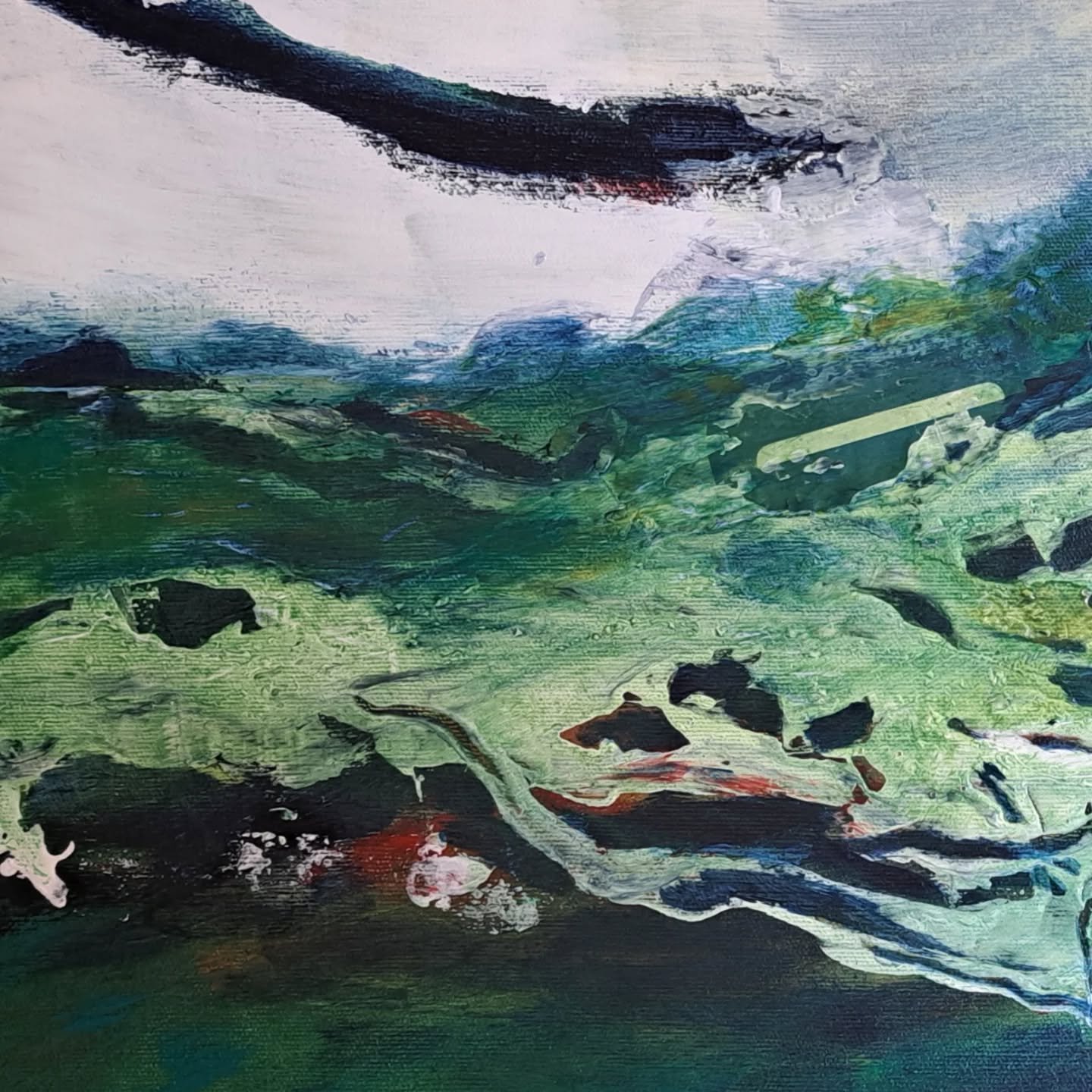 On my easel in Brussels today. Another work to be ready for my upcoming exhibition @englesongallerier in Skan&ouml;r, Sweden 4-9 July.

#artforsalebyartist #artforyourwalls #colourfulart #artbythesea #artsk&aring;ne