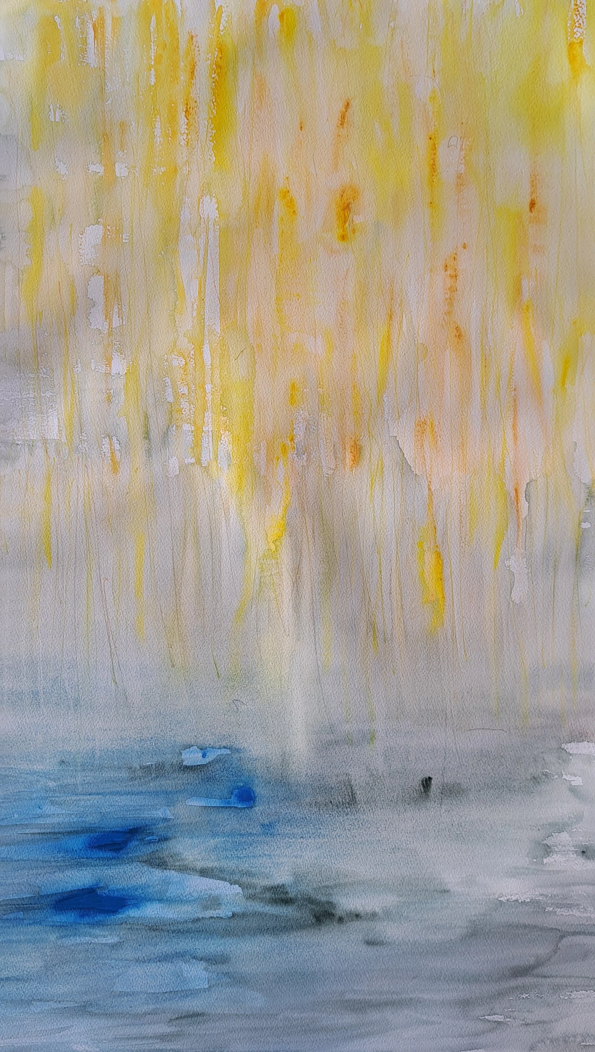Reflets printanier, 2024, watercolour, on Magnani 1404 300 g, 56x76 cm, 400€