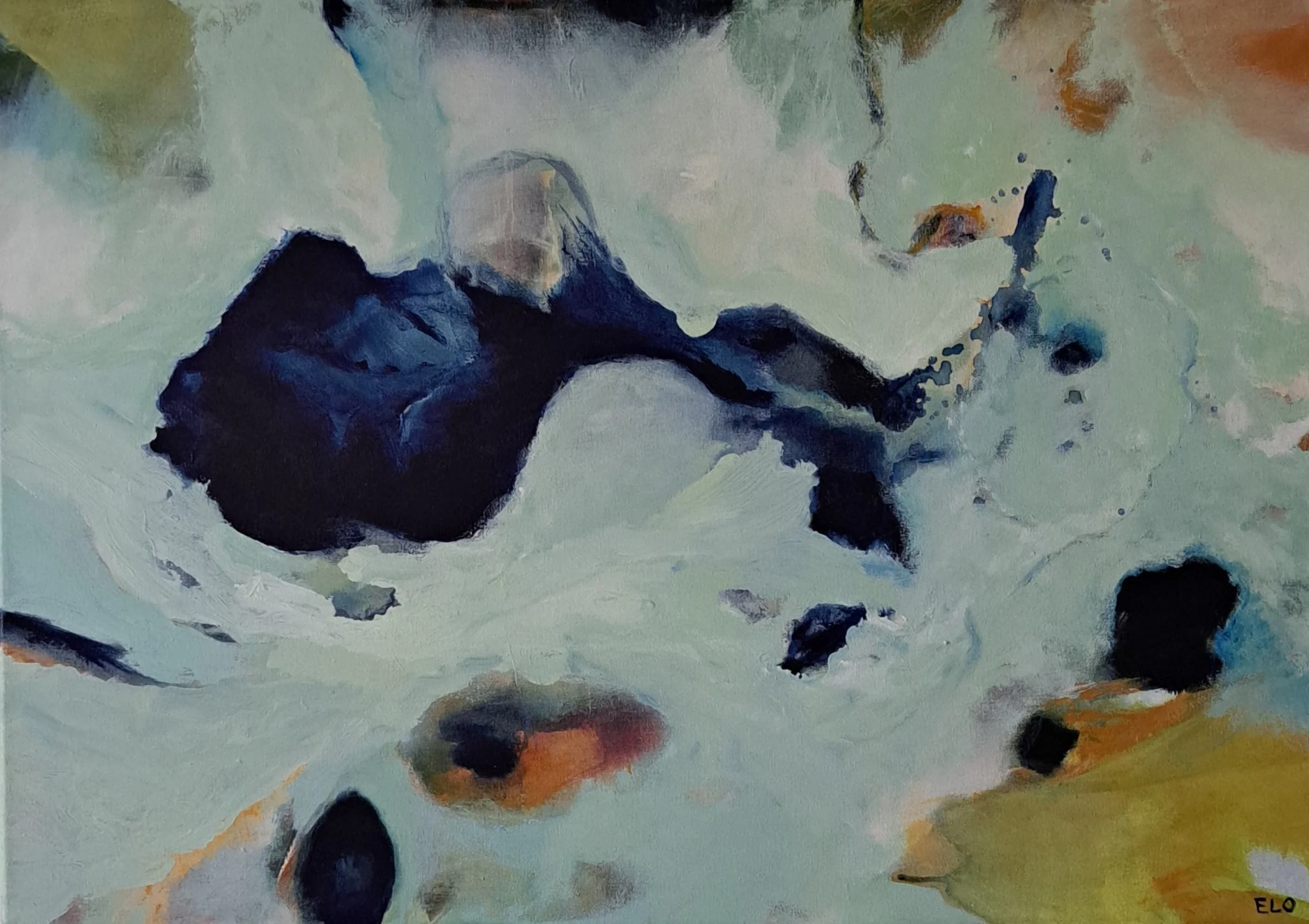 Melting I, 2015, acrylics, 70x50 cm, 800€