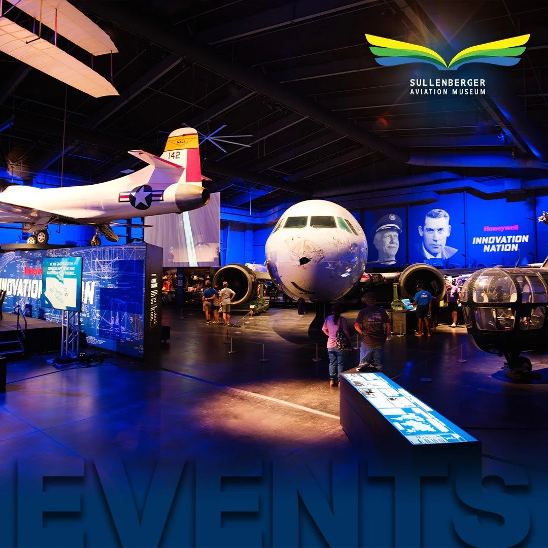 Looking for a new and unique venue to host your next event? 
Sullenberger Aviation Museum has you covered.

We offer a 𝒐𝒏𝒆-𝒐𝒇-𝒂-𝒌𝒊𝒏𝒅 𝒂𝒕𝒎𝒐𝒔𝒑𝒉𝒆𝒓𝒆 where you and your guests can be immersed in a spectacular experience dedicated to the
