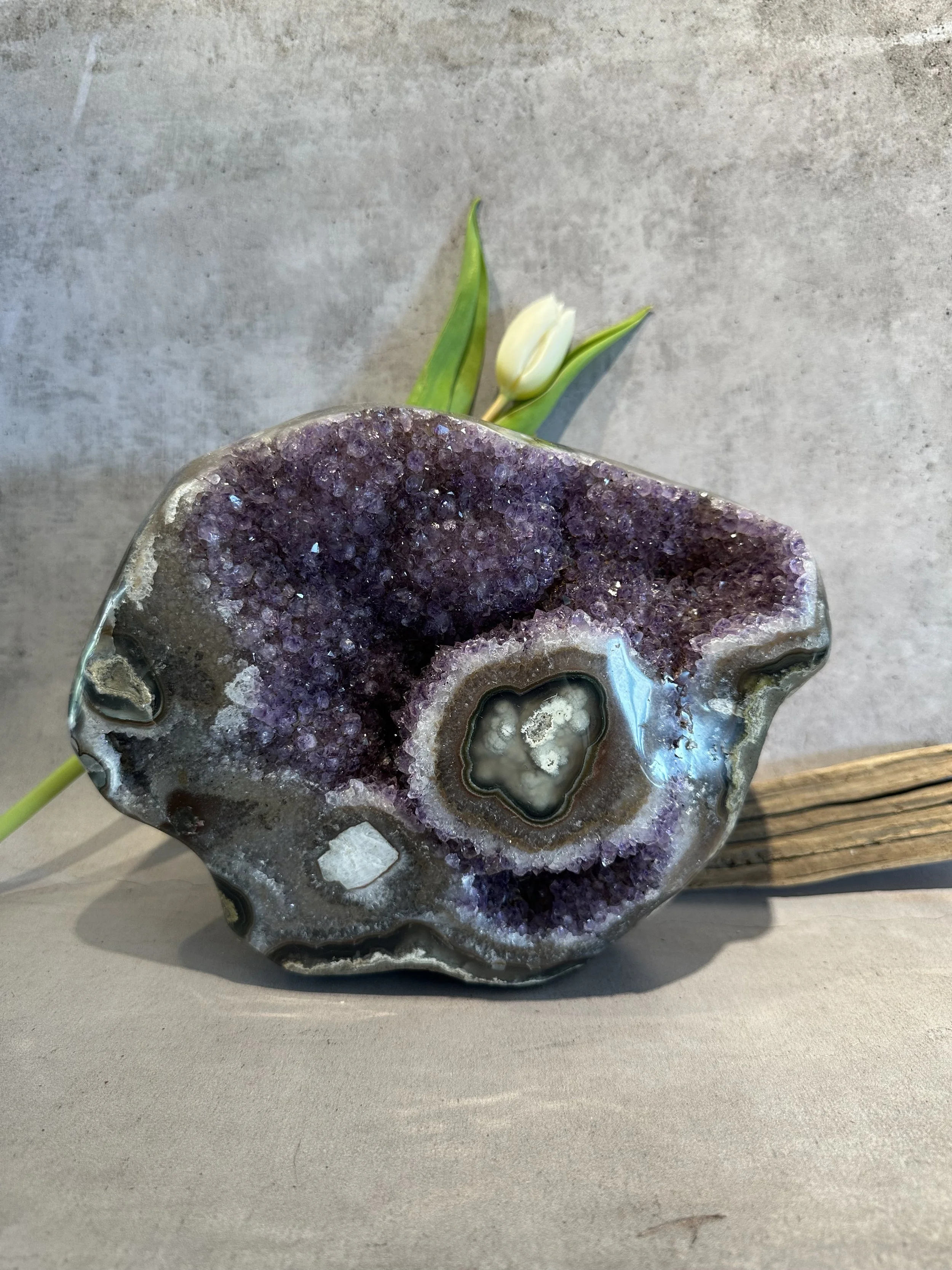 Oeil d'Améthyste d'Uruguay (pour collection)