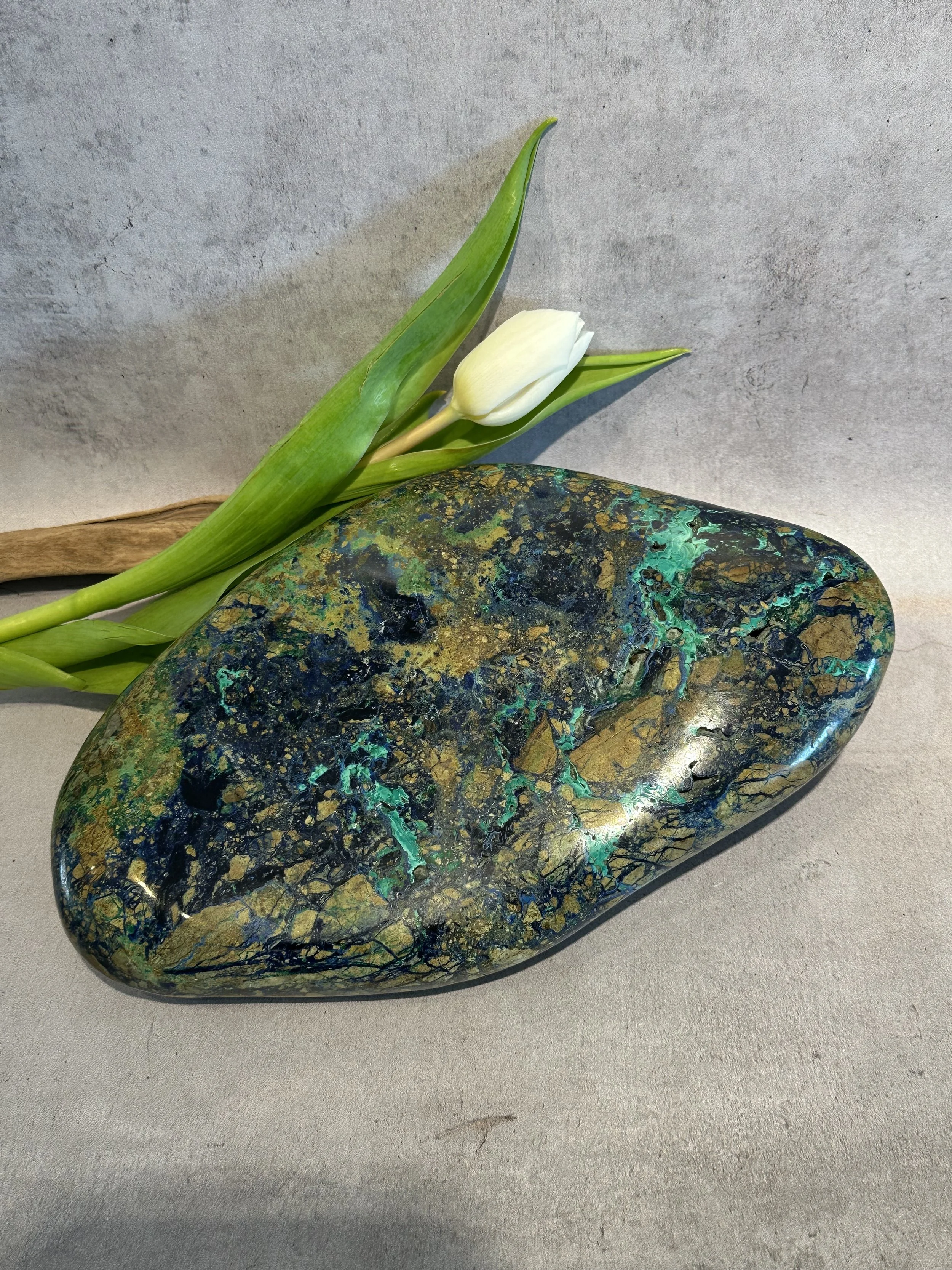 Somptueuse Azurite Malachite du Pérou