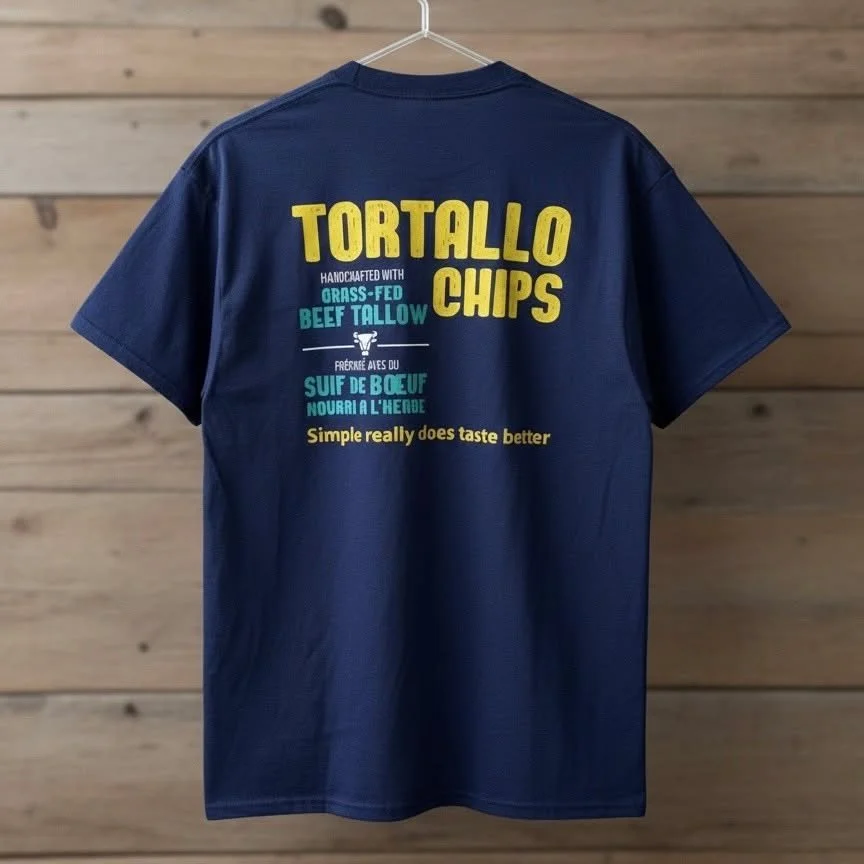 Proud to work with fellow local makers.
Tortallo Chips 🤝 @dittocostudios 
Handmade snacks, locally produced apparel and merch &mdash; done the right way in Canada. #TortalloChips
#CanadianMade
#SupportLocalCanada
#LocalCollaboration
#SmallBatchCanad