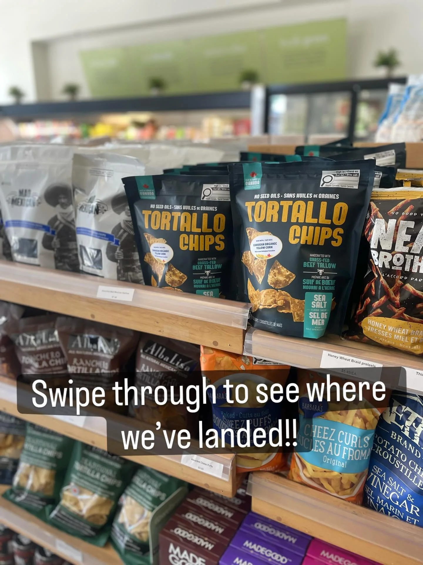 On more shelves every week. Grateful for the love from our retail partners and everyone who&rsquo;s picked up a bag. Spot us in the wild? Tag us so we can share the love. @rowefarms
