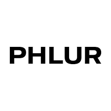 PHLUR logo in black text