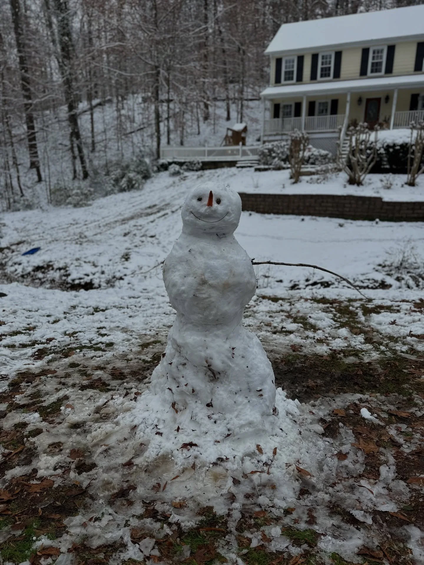 The first snow day magic! ❄️☃️✨