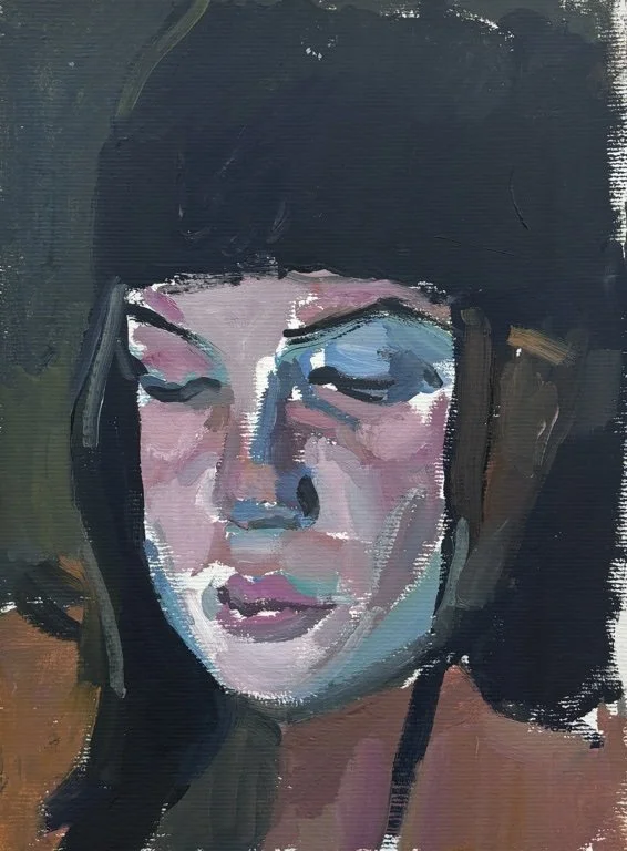 oana 
21 x 29.7 cm
oil on paper