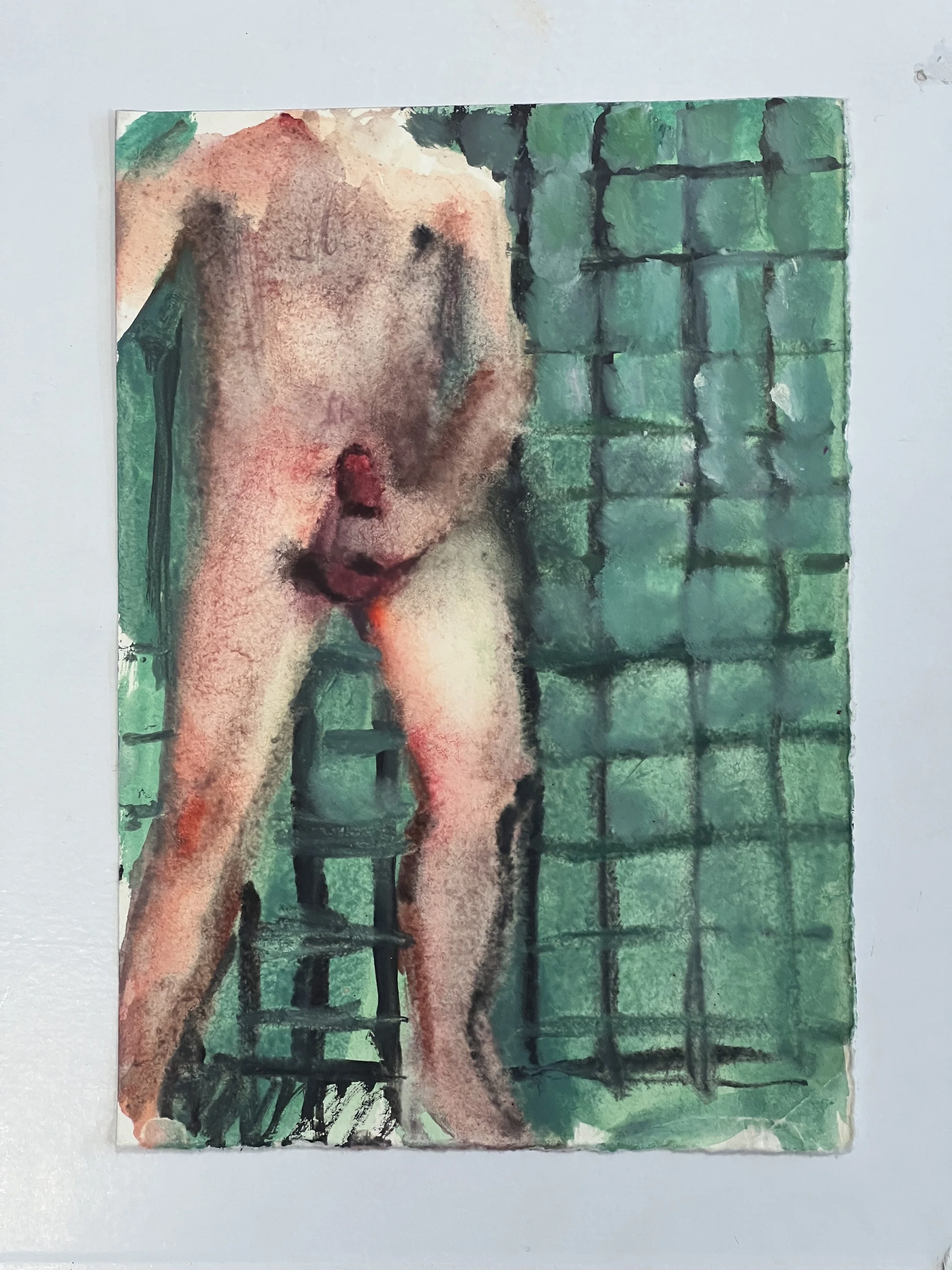 pleased to meet you -  21 x 15 - watercolor on  paper