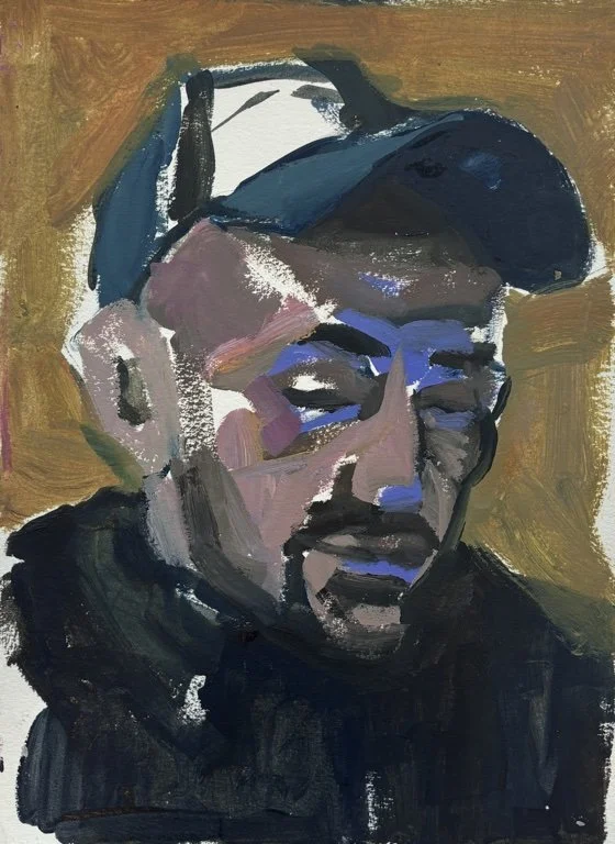 szili 
21 x 29.7 cm
oil on paper