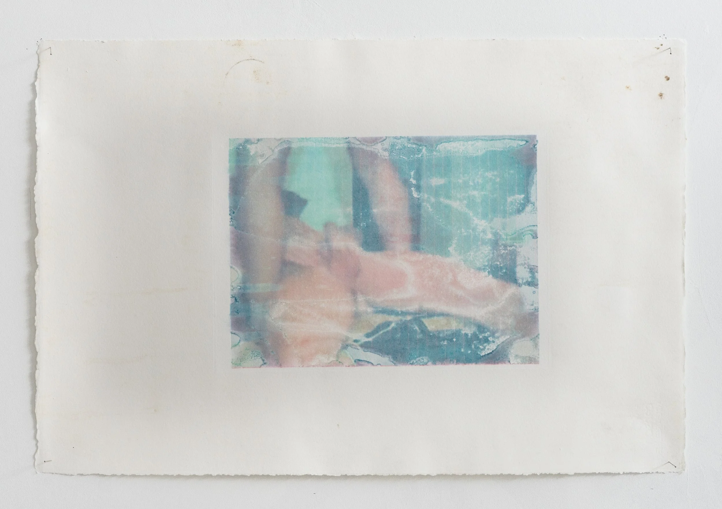 Paper single marks - 53 x 48 - monotype on cotton acid free paper