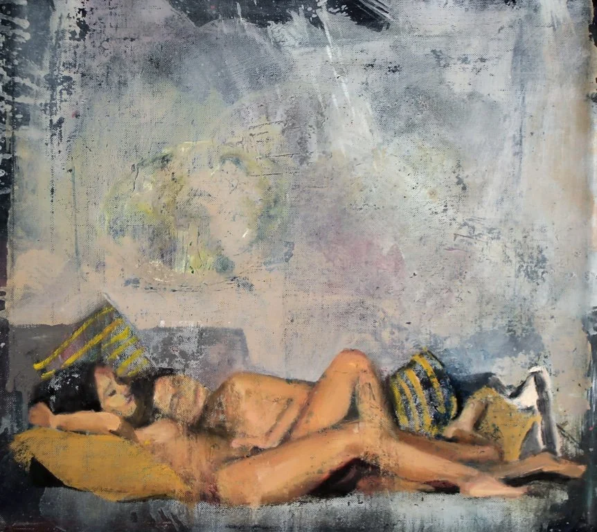 Use the Small Spoon - 43 x 47- oil on canvas