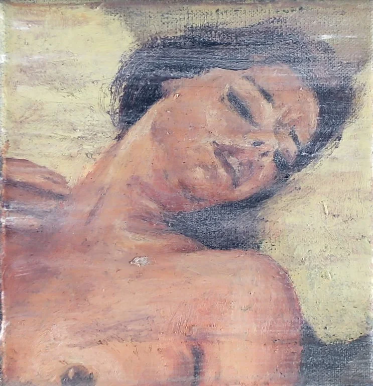 Orgasm - 10 x 10 - oil on canvas